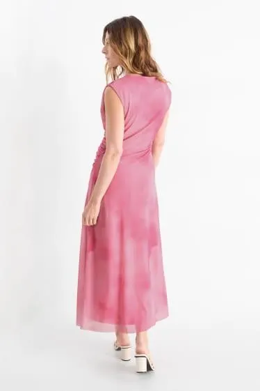 Mesh dress - patterned