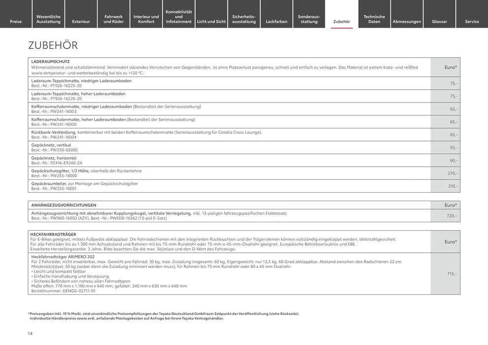 Toyota Corolla Cross von 3. April bis 3. April 2025 - Prospekt seite 14