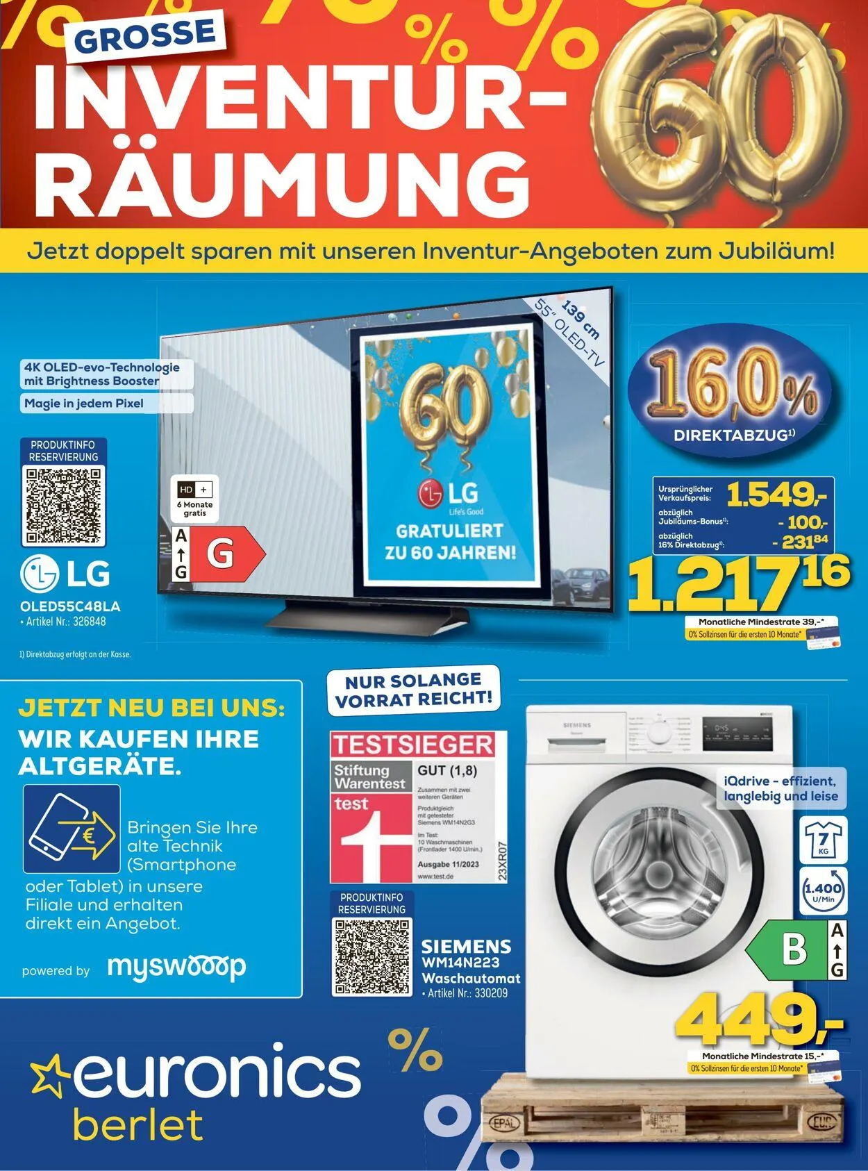 Berlet Aktueller Prospekt von 7. Februar bis 21. Februar 2026 - Prospekt seite 1
