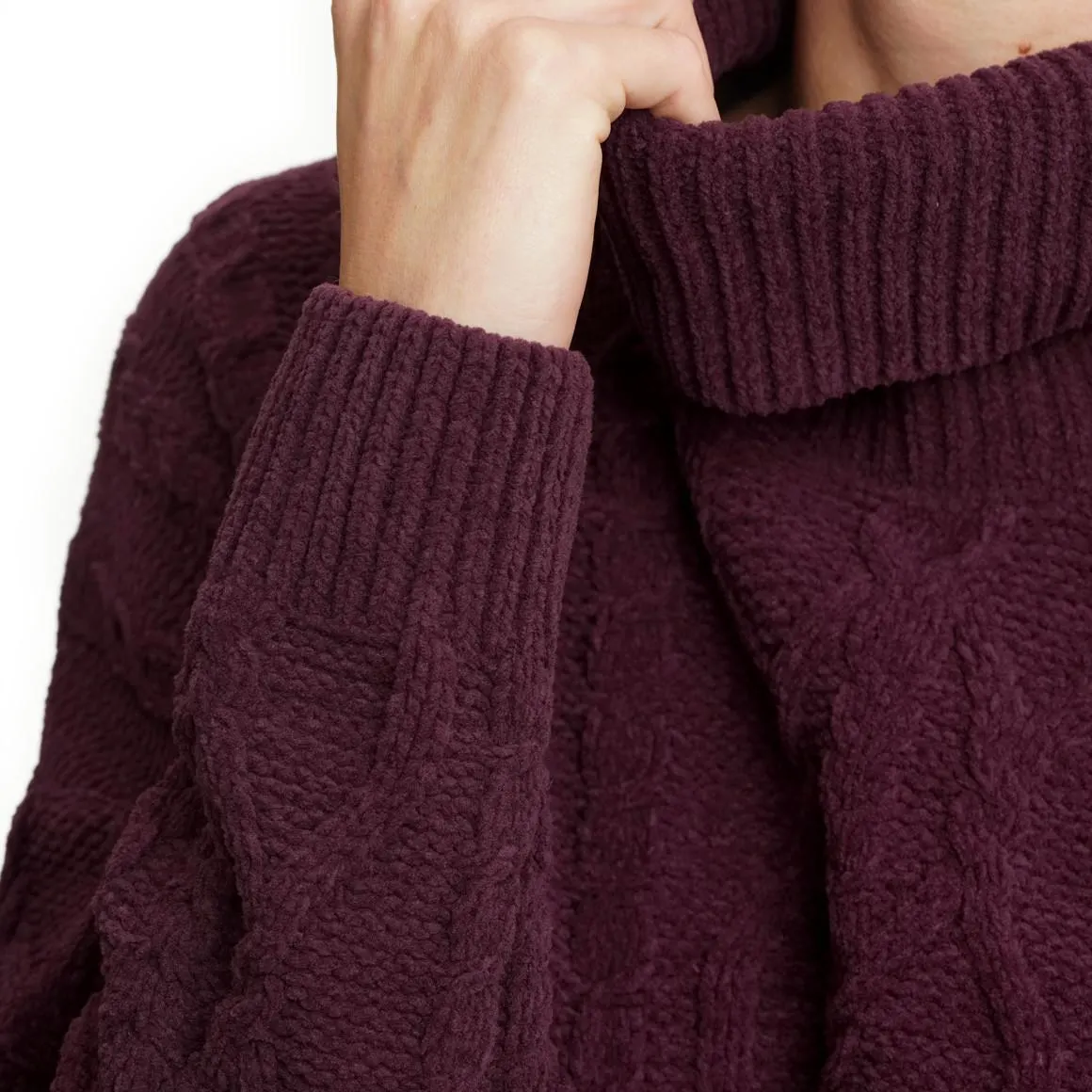 Damen Strickpullover aus Chenille