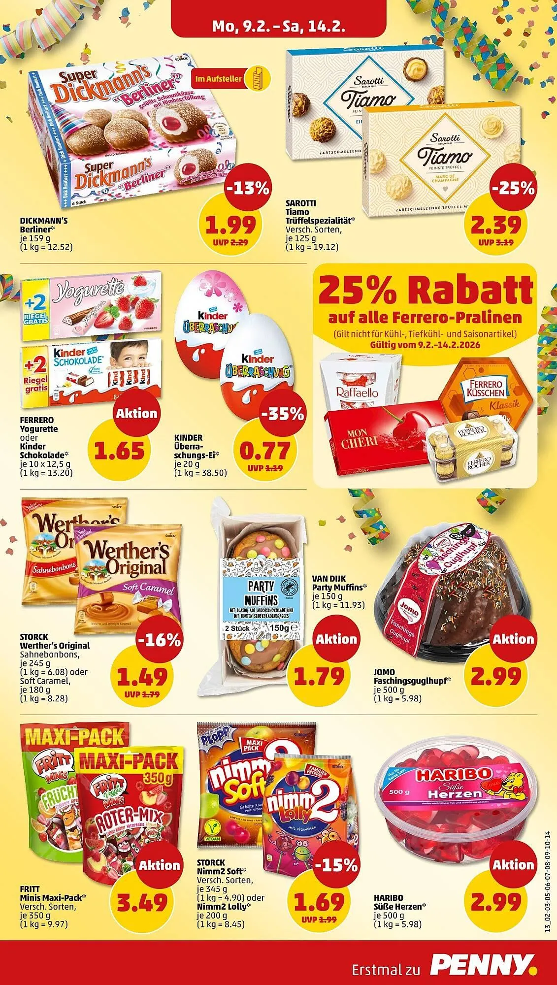 PENNY Prospekt von 9. Februar bis 15. Februar 2026 - Prospekt seite 13