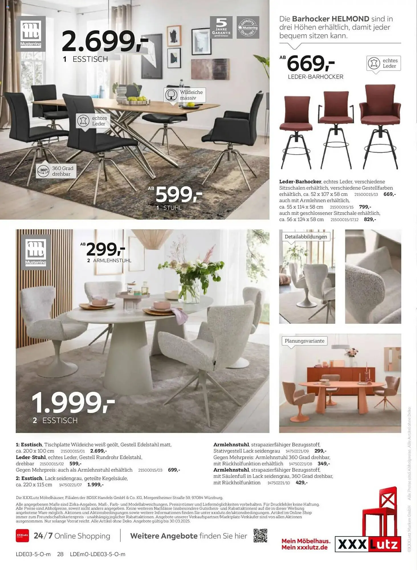 XXXLutz Prospekt von 16. März bis 30. März 2025 - Prospekt seite 28