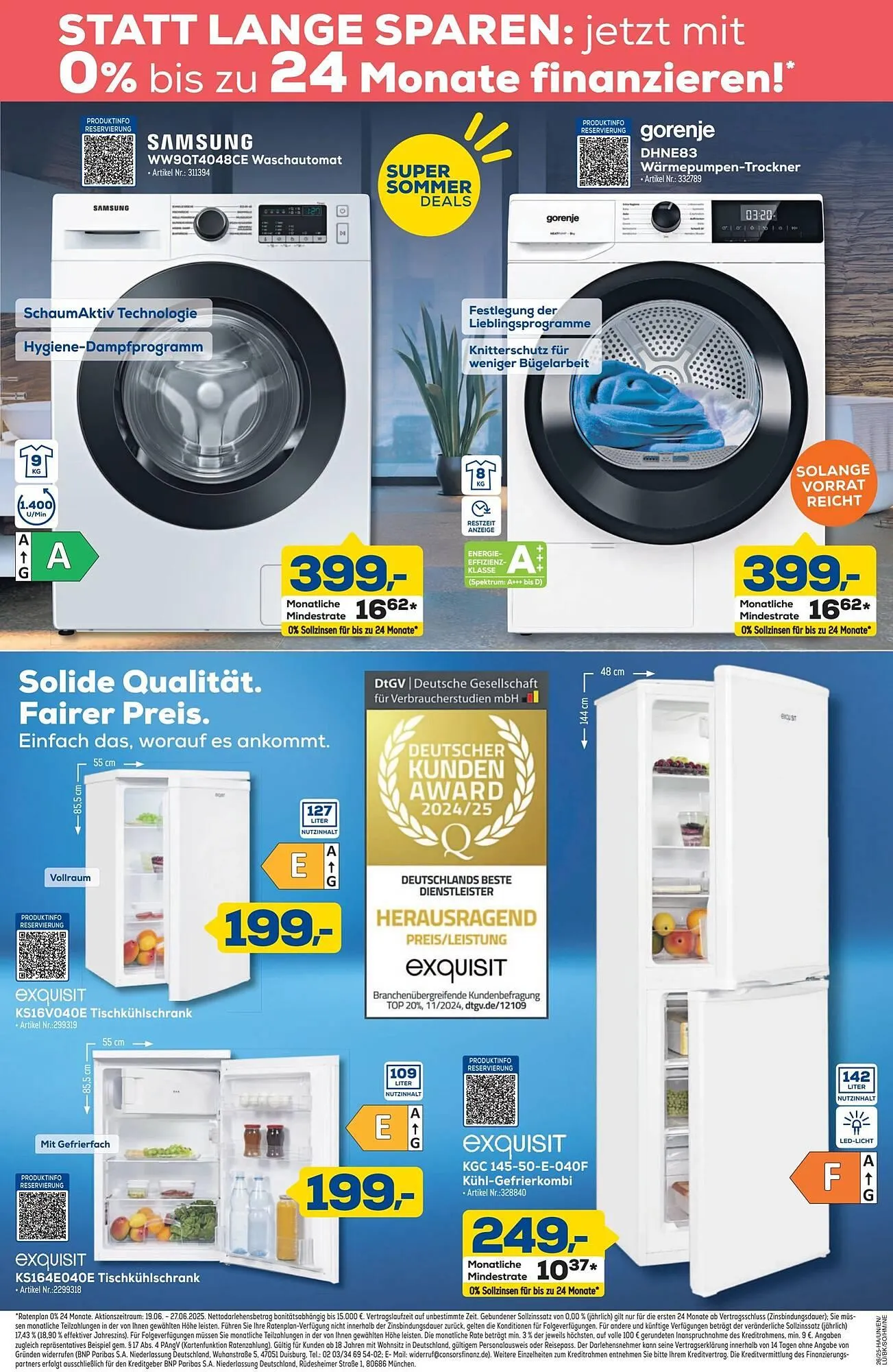 Euronics Berlet Prospekt von 19. Juni bis 28. Juni 2025 - Prospekt seite 7