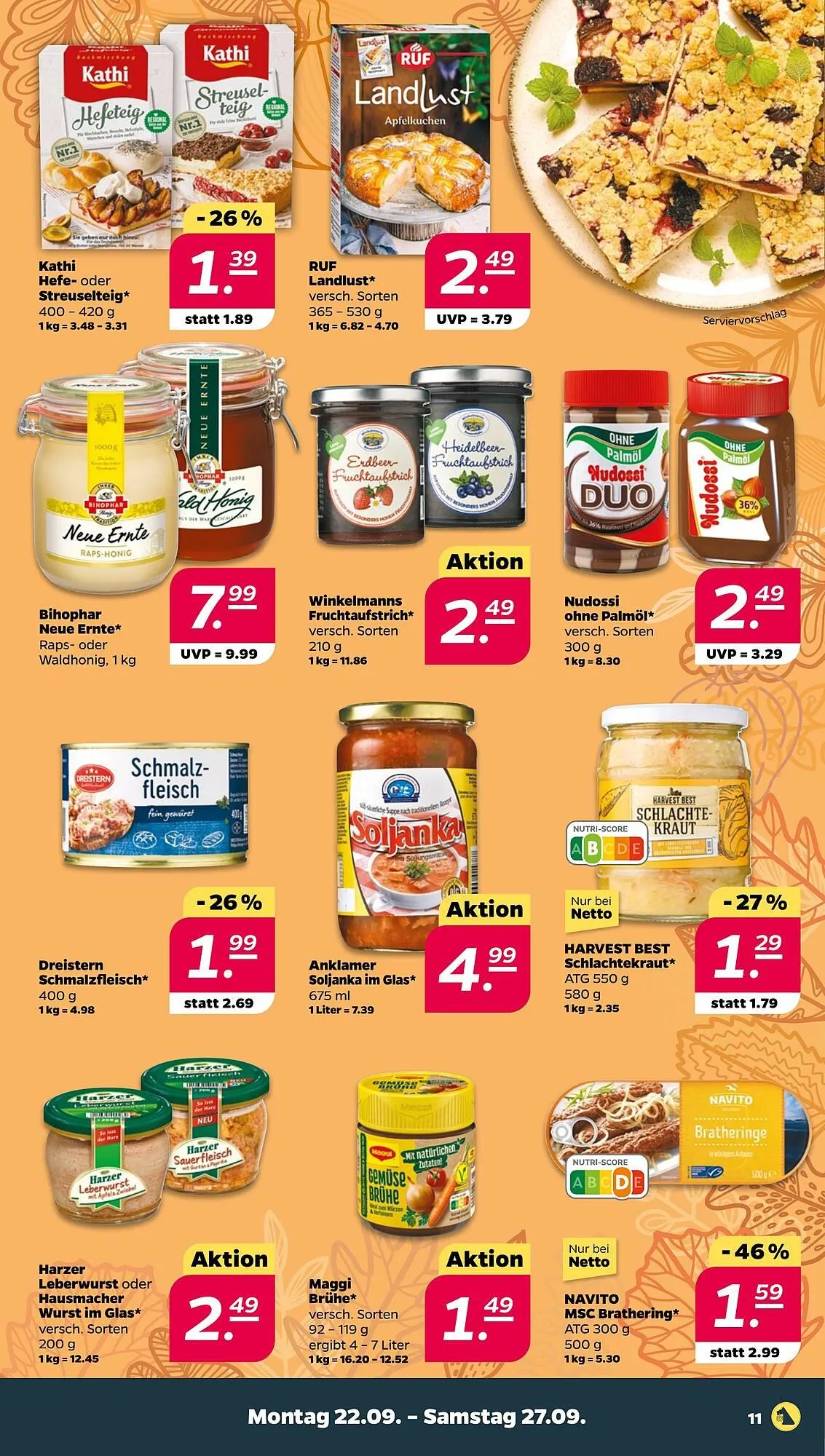 NETTO Prospekt von 22. September bis 27. September 2025 - Prospekt seite 11