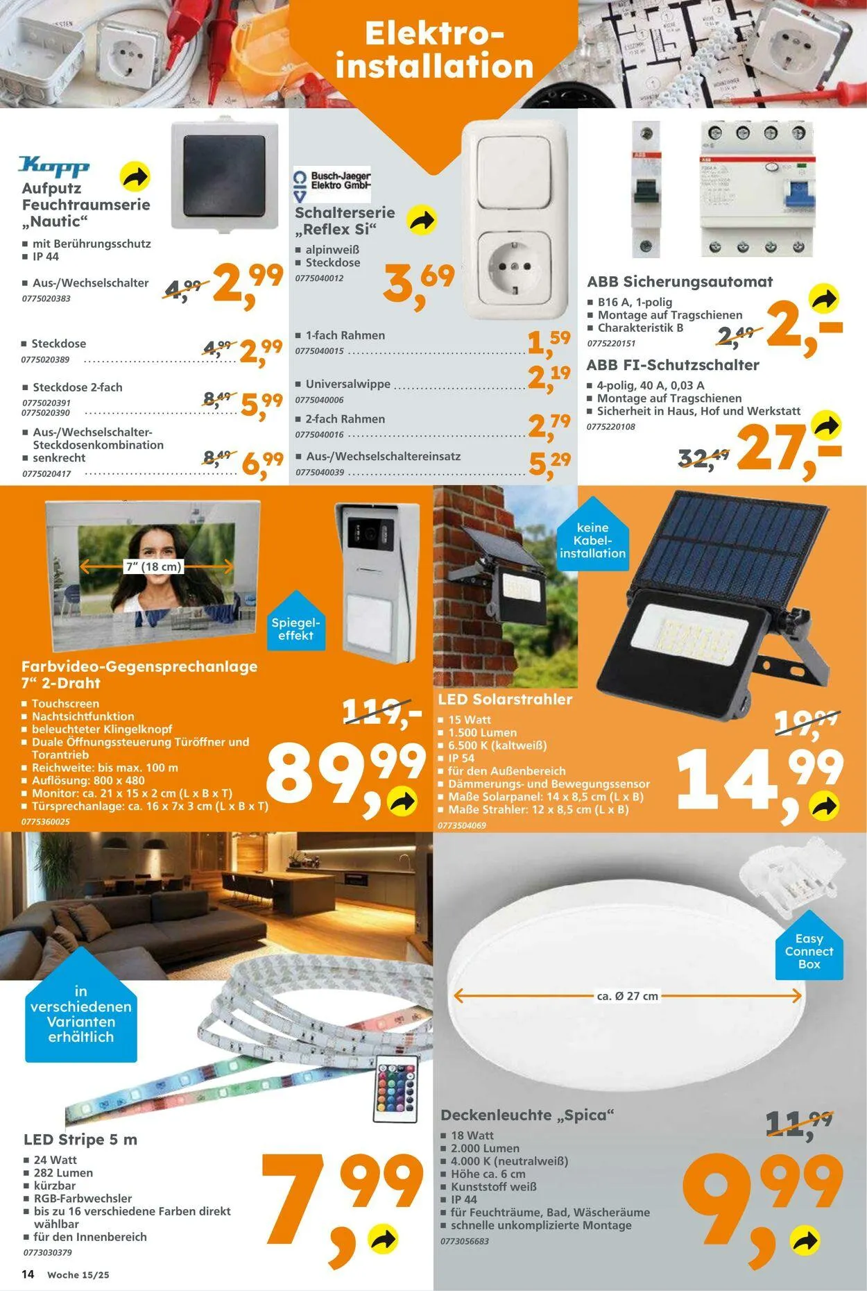 Globus Baumarkt Aktueller Prospekt von 6. April bis 12. April 2025 - Prospekt seite 14