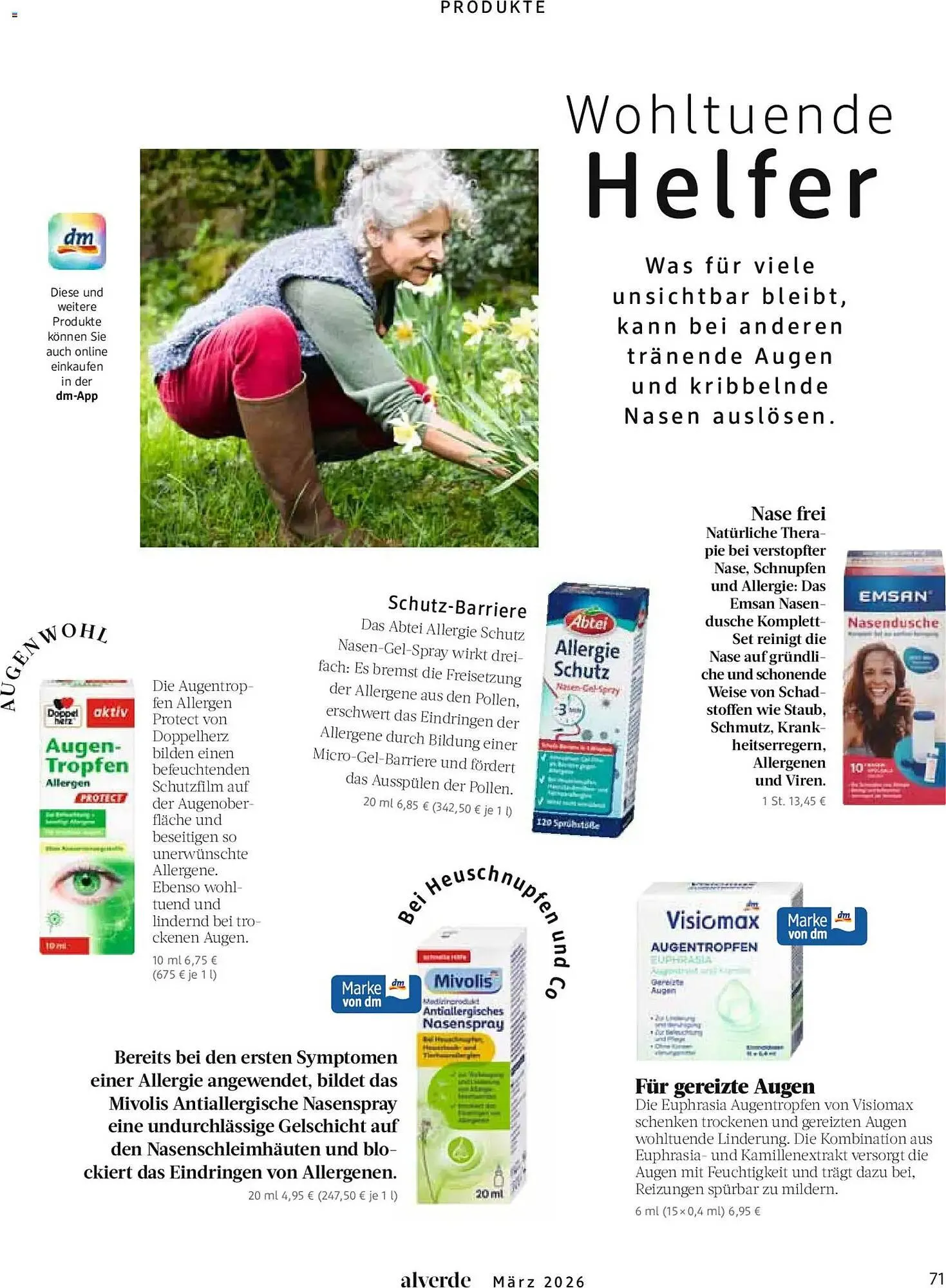 Dm drogerie Magazin von 1. März bis 31. März 2026 - Prospekt seite 71