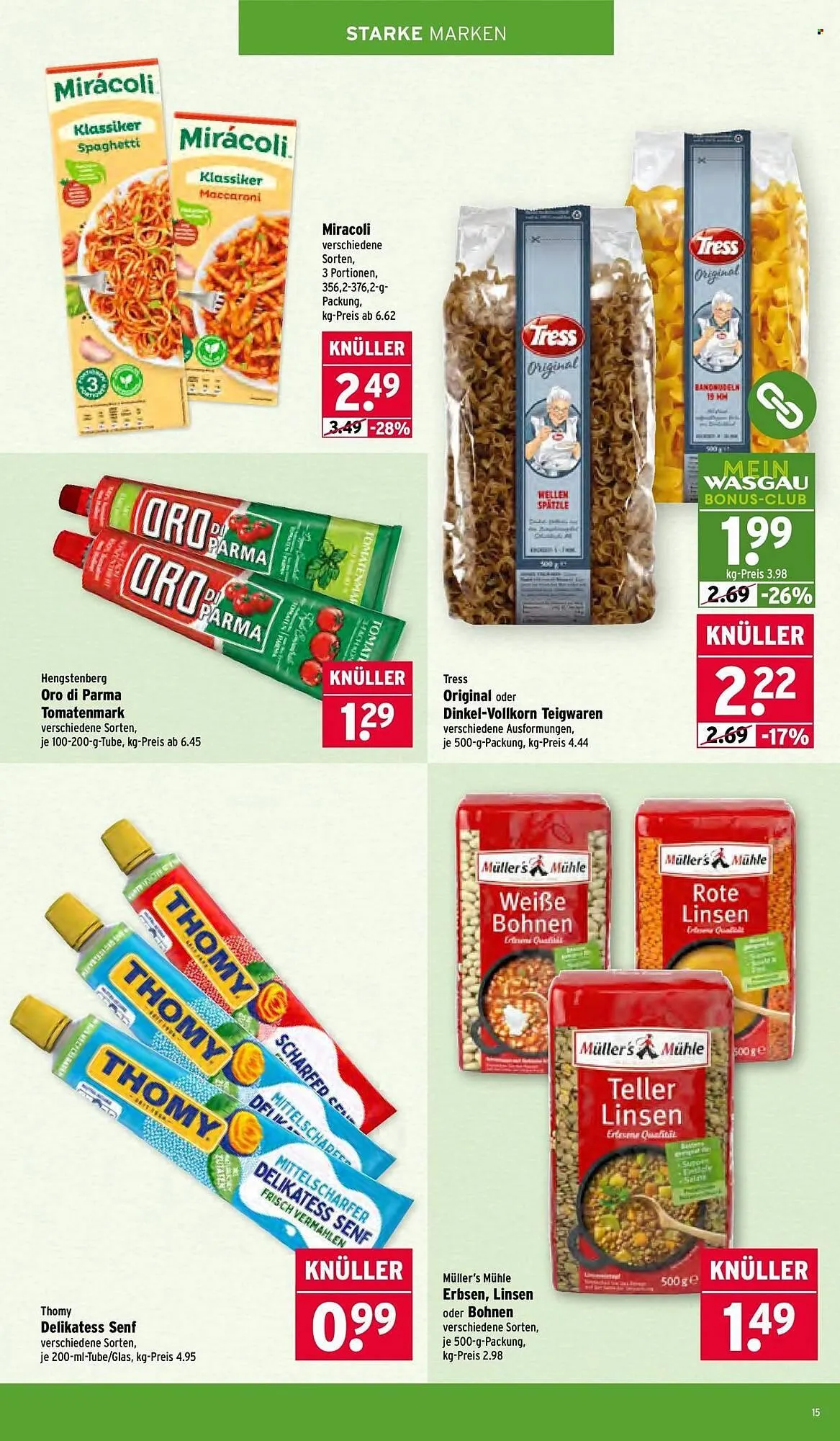 Wasgau Prospekt von 12. Januar bis 17. Januar 2026 - Prospekt seite 15