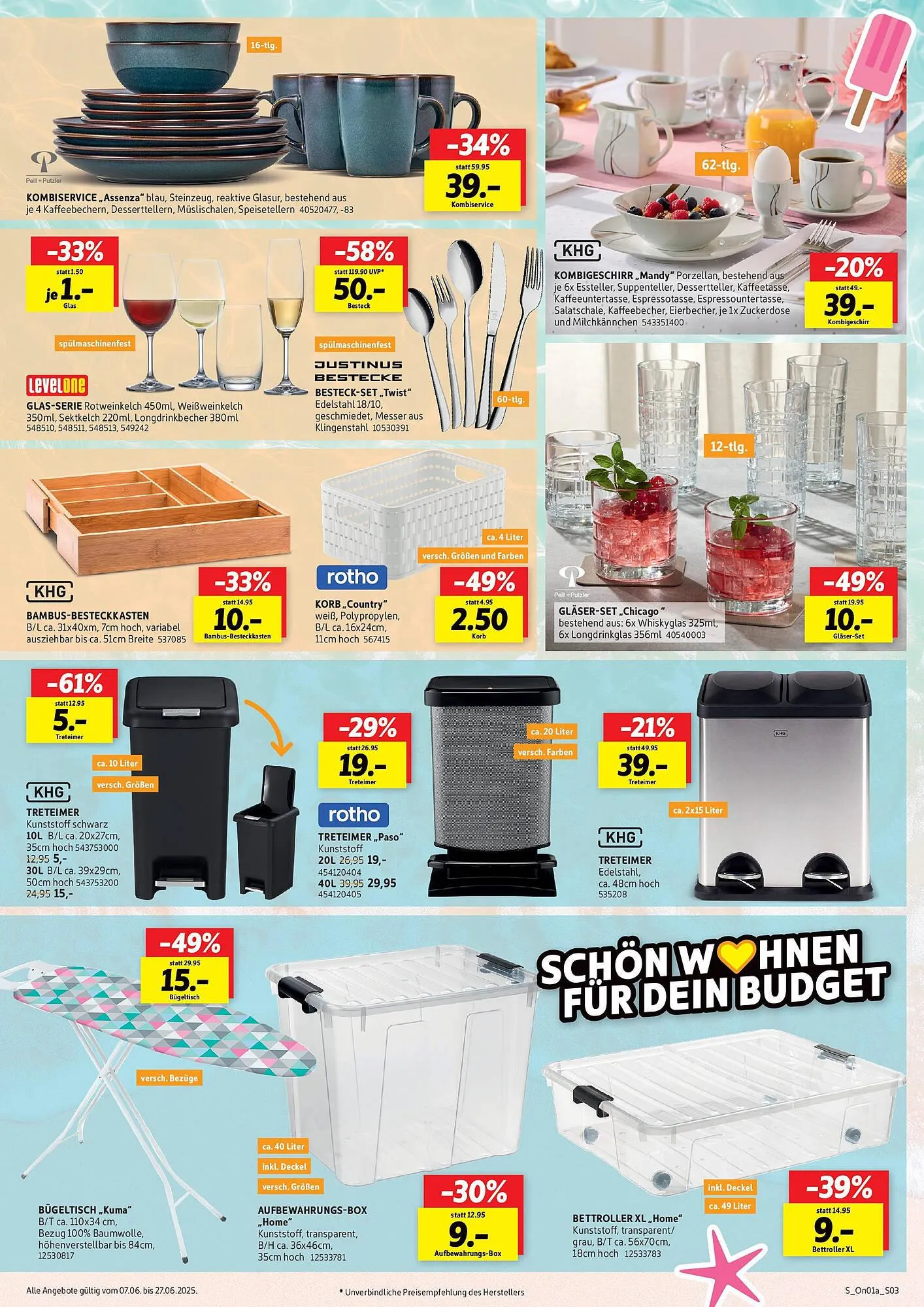 SCONTO Prospekt von 6. Juni bis 27. Juni 2025 - Prospekt seite 3