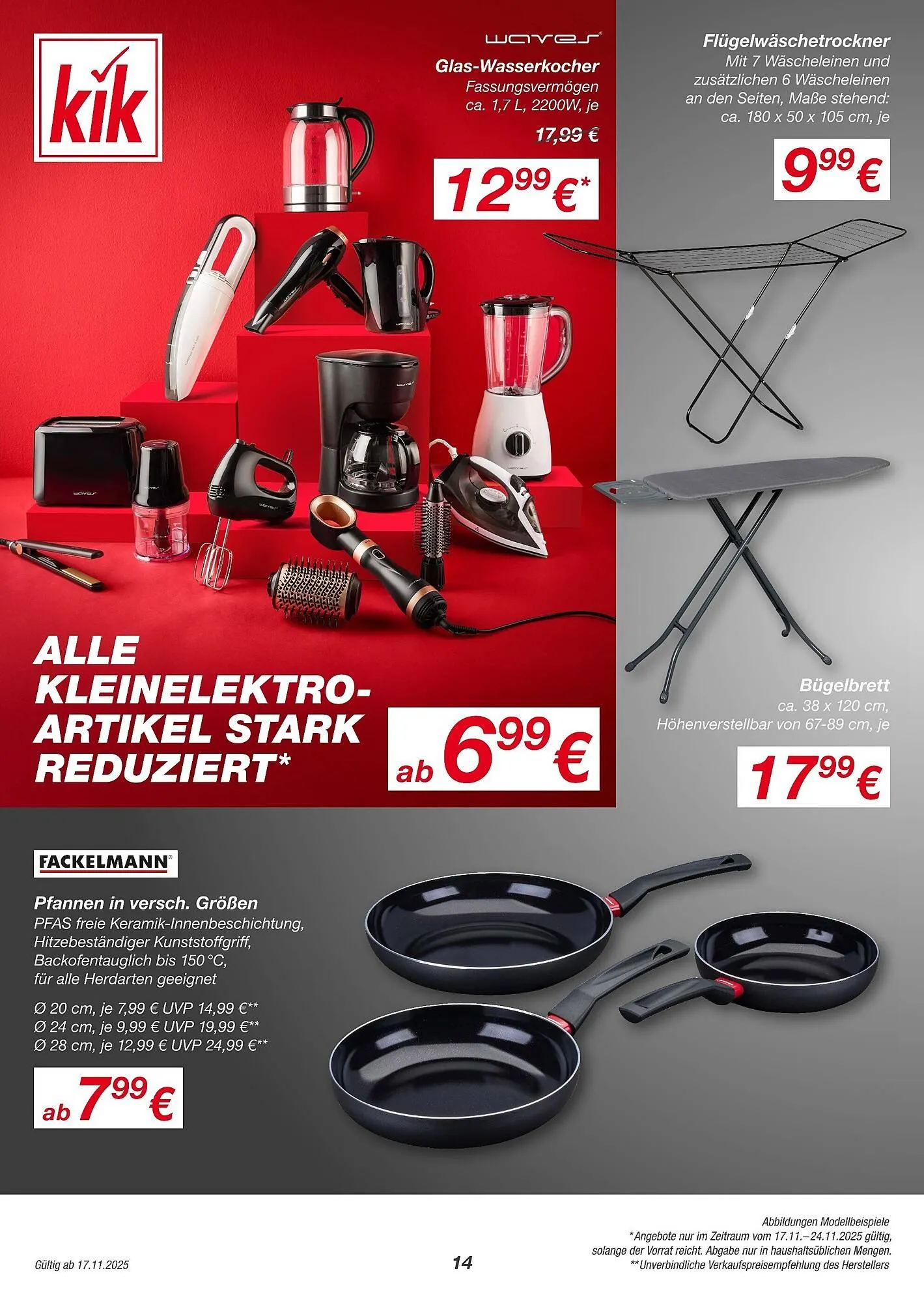 KiK Prospekt von 14. November bis 28. November 2025 - Prospekt seite 14