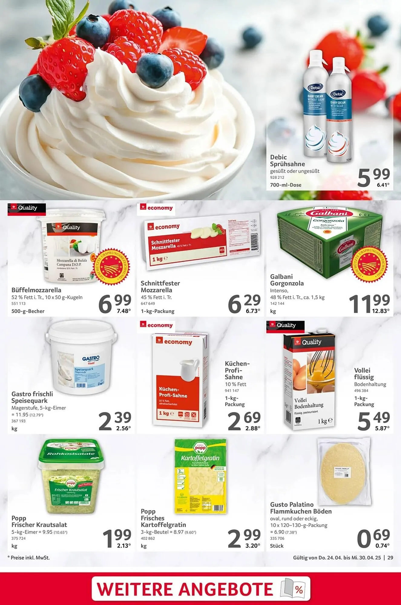 Selgros Prospekt von 24. April bis 30. April 2025 - Prospekt seite 29