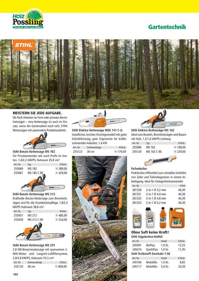 Holz-& Baukatalog 2024/25 von 27. März bis 31. Januar 2025 - Prospekt seite 104