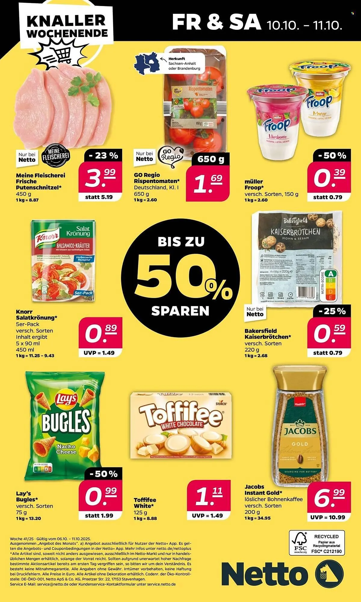 NETTO Prospekt von 6. Oktober bis 11. Oktober 2025 - Prospekt seite 32
