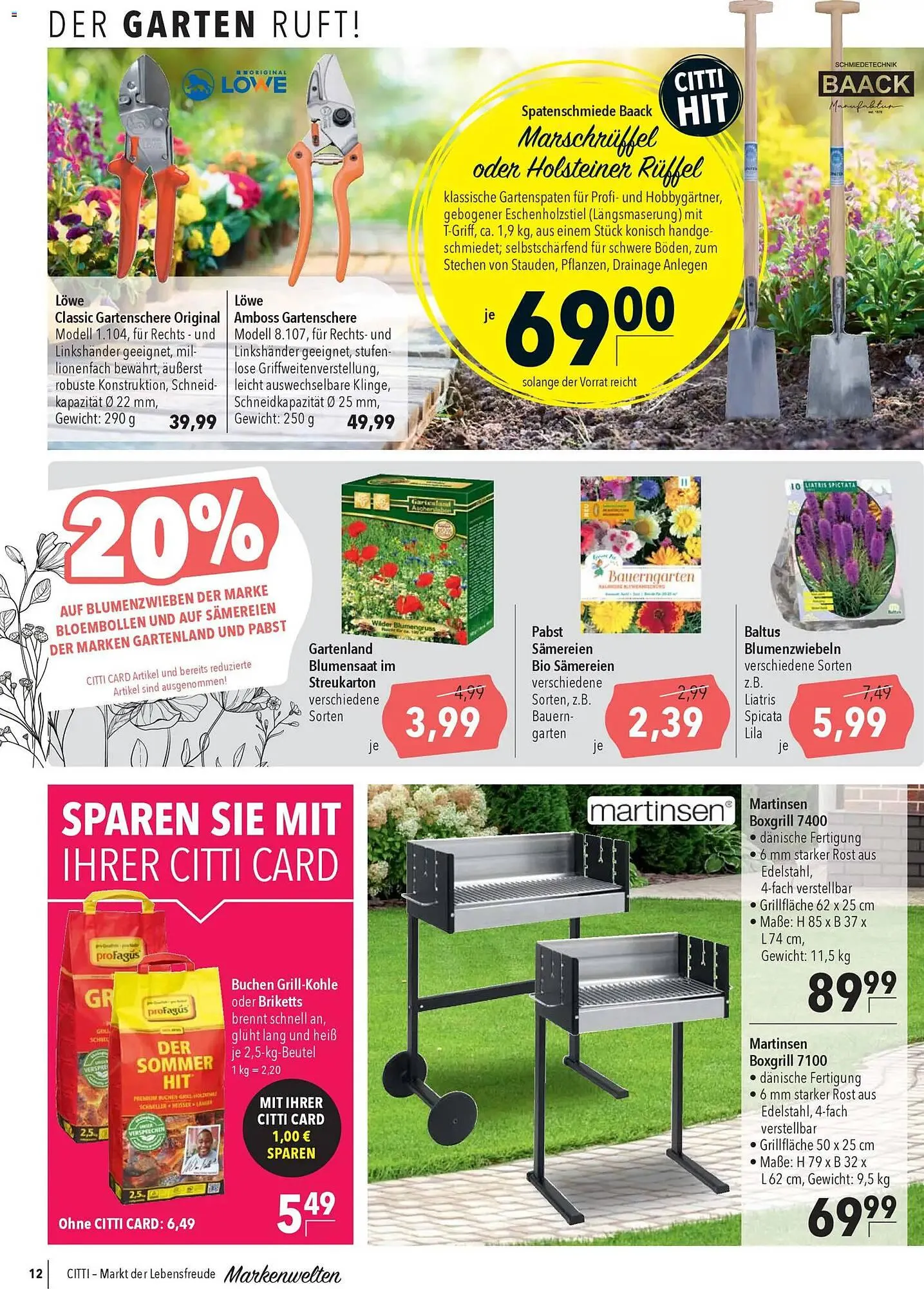 CITTI Markt Prospekt von 25. Februar bis 10. März 2026 - Prospekt seite 12