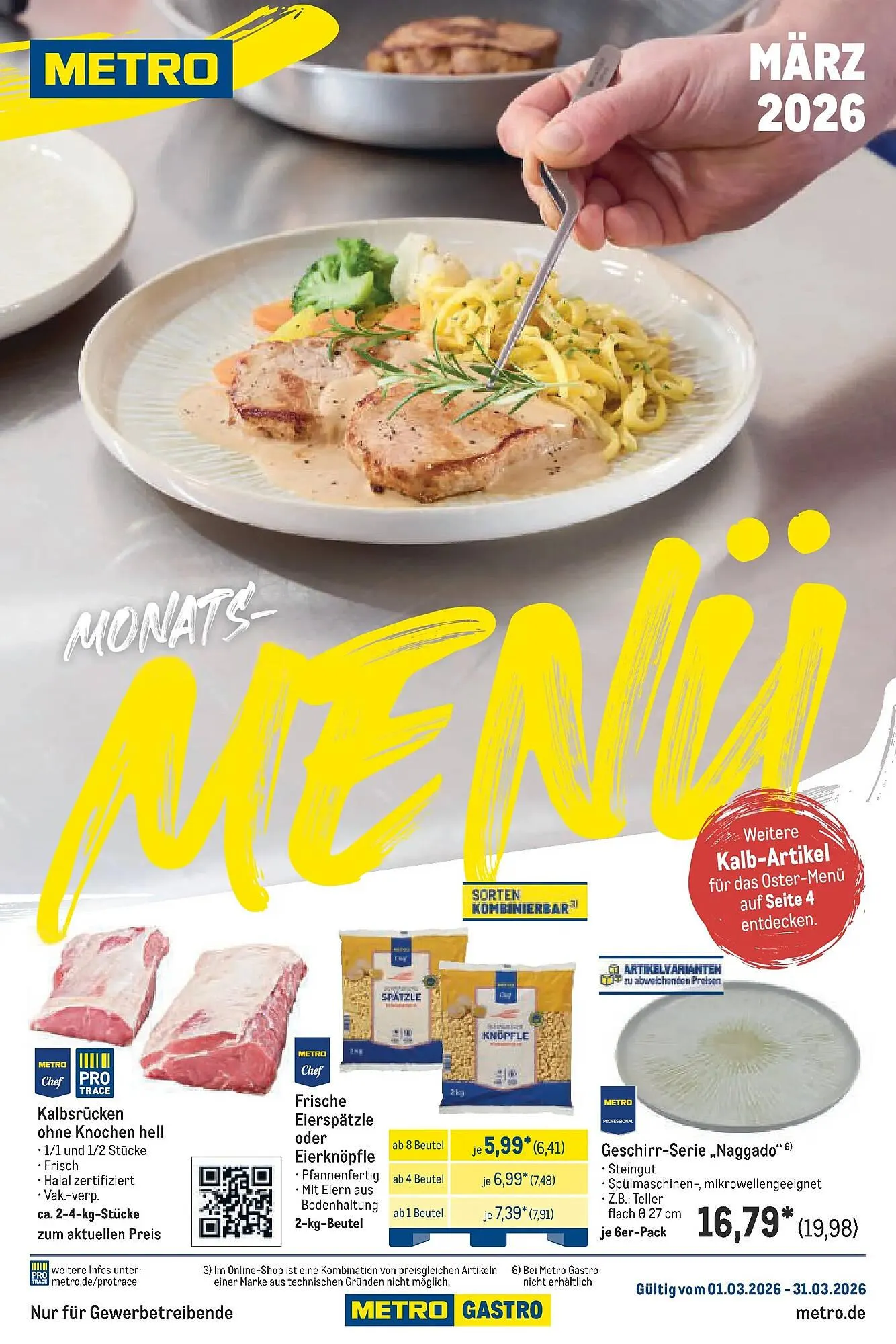 METRO Prospekt von 1. März bis 7. März 2026 - Prospekt seite 1