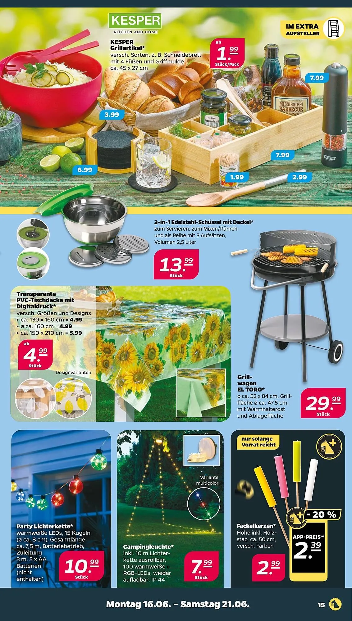 NETTO Prospekt von 16. Juni bis 21. Juni 2025 - Prospekt seite 15