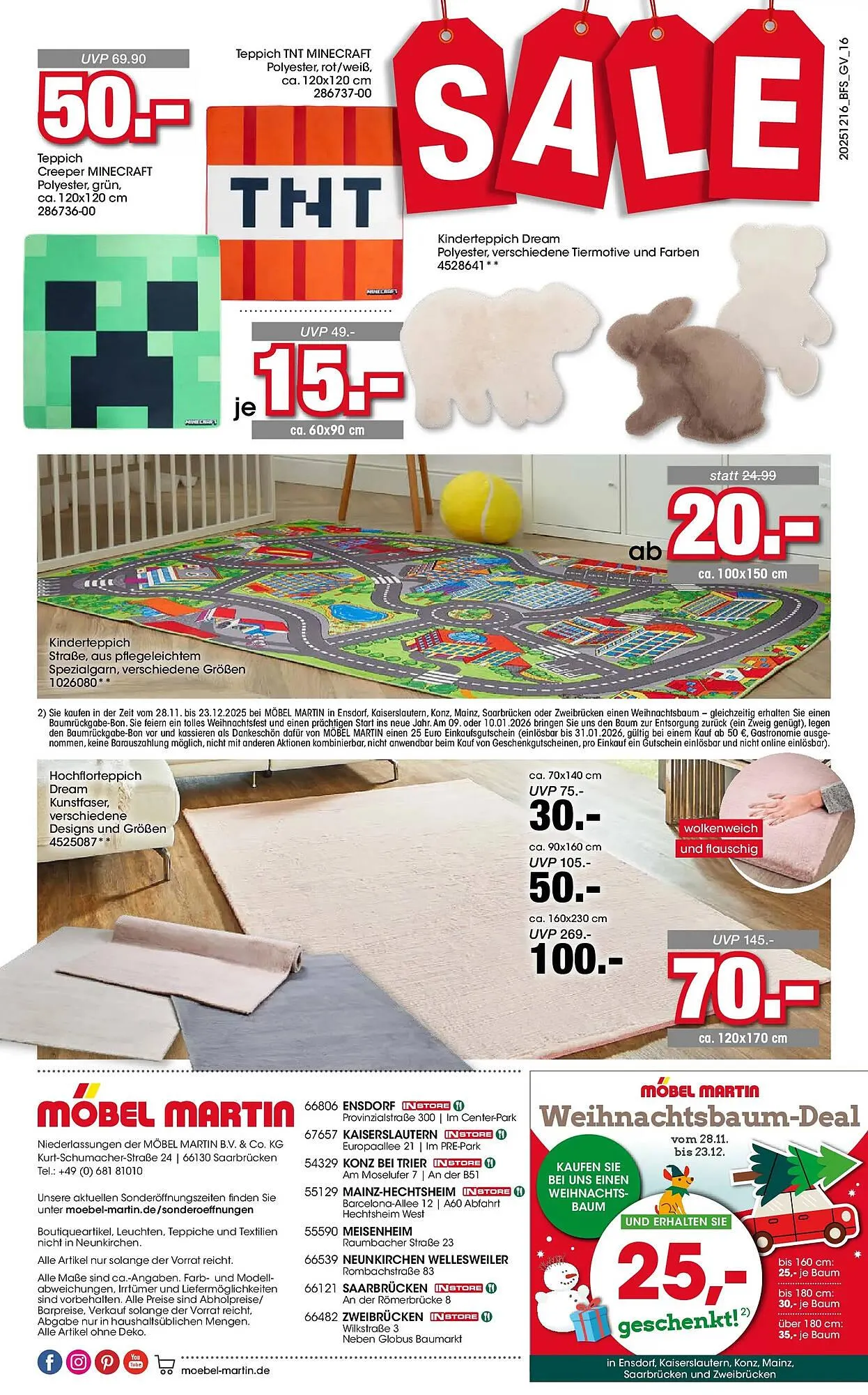 Möbel Martin Prospekt von 16. Dezember bis 4. Januar 2026 - Prospekt seite 16