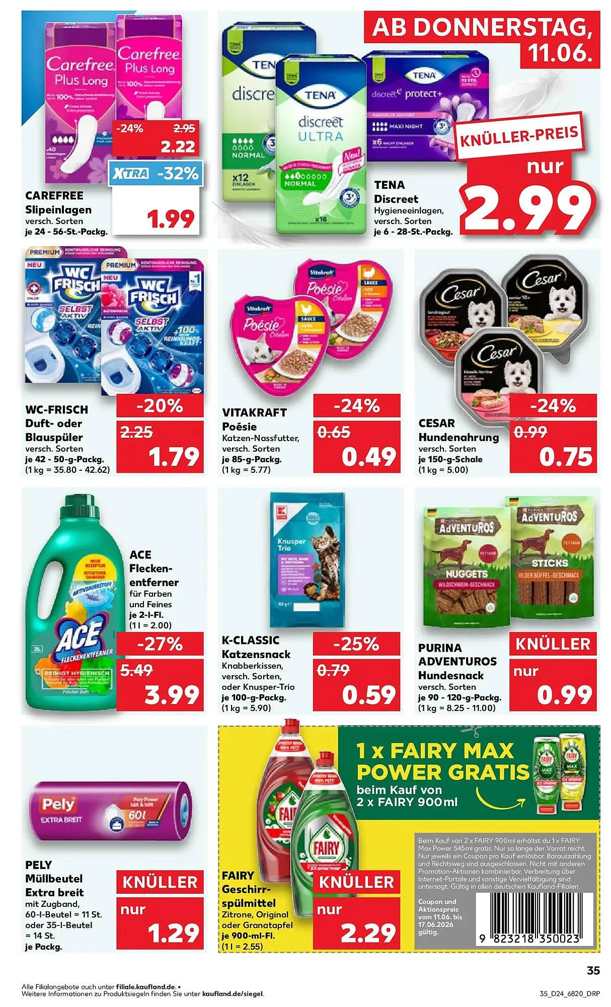 Kaufland Prospekt von 11. Juni bis 17. Juni 2026 - Prospekt seite 35