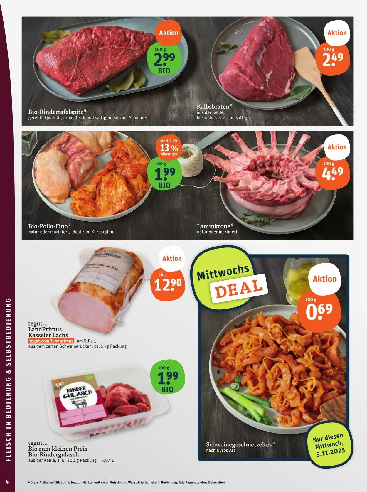Tegut Aktueller Prospekt von 27. Oktober bis 2. November 2025 - Prospekt seite 6
