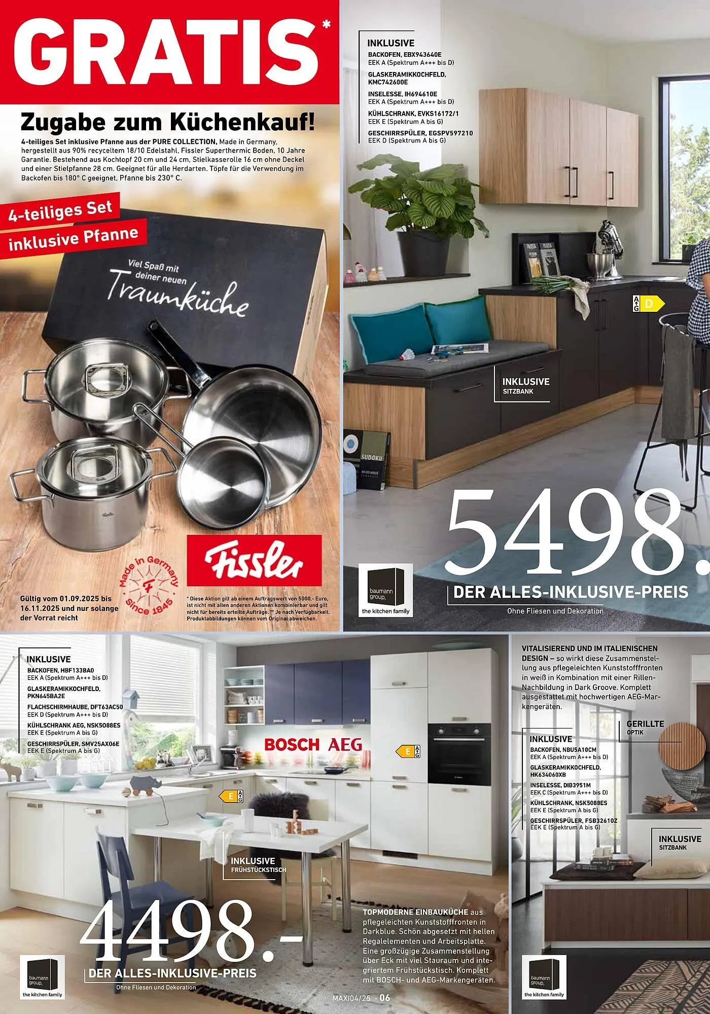 Küchen Aktuell Prospekt von 1. September bis 16. November 2025 - Prospekt seite 6