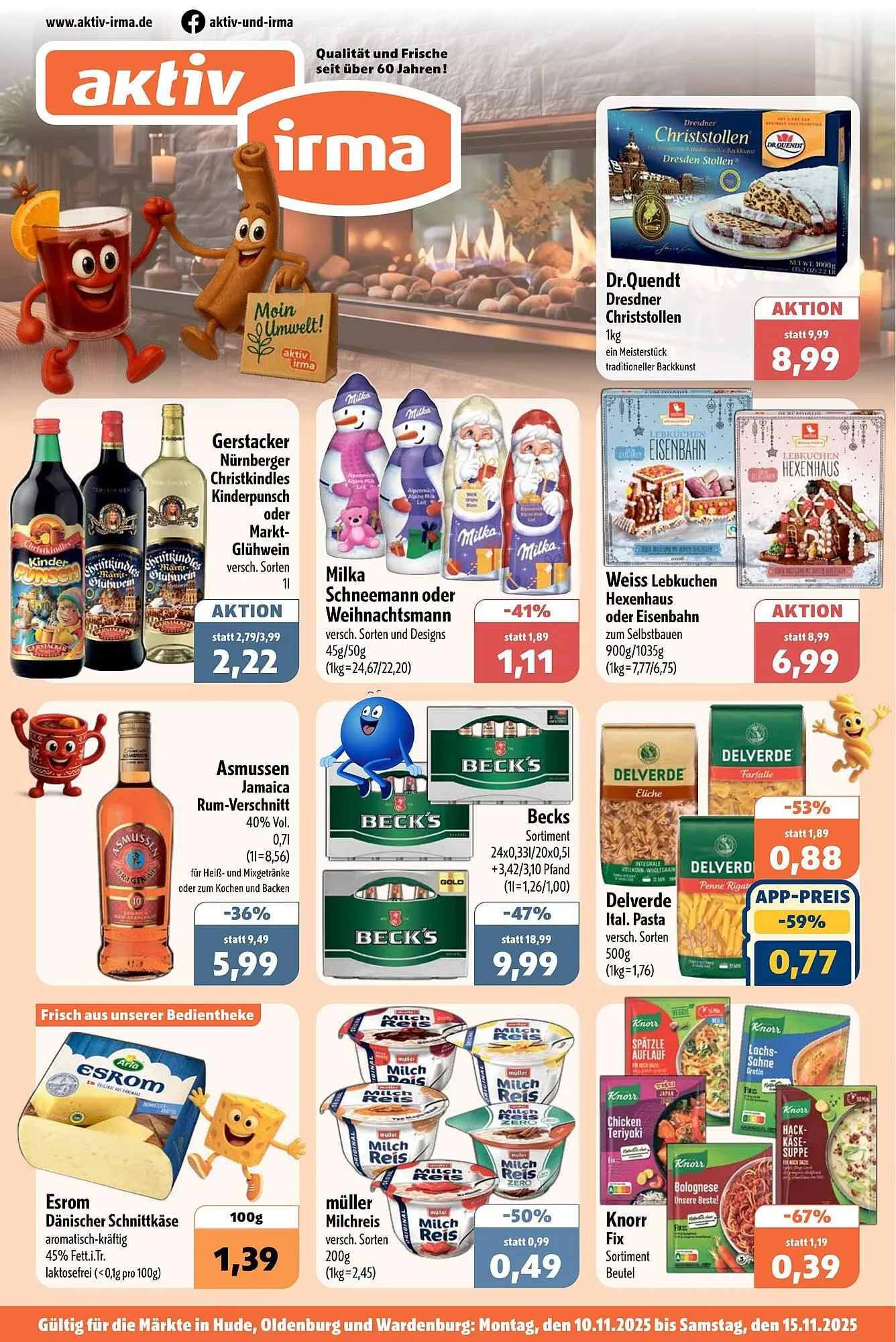 Aktiv Irma Prospekt von 10. November bis 15. November 2025 - Prospekt seite 1