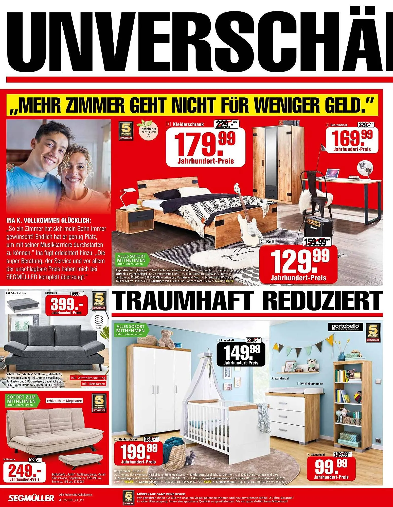 Segmüller Prospekt von 4. Oktober bis 18. Oktober 2025 - Prospekt seite 4