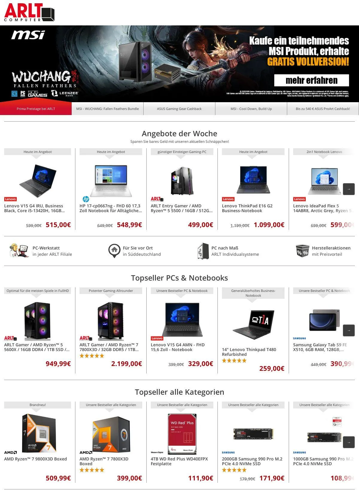 ARLT Computer Aktueller Prospekt - 1