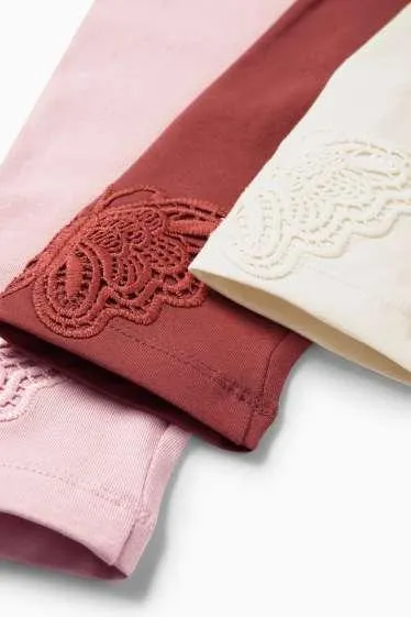 Multipack of 3 - butterfly - capri leggings