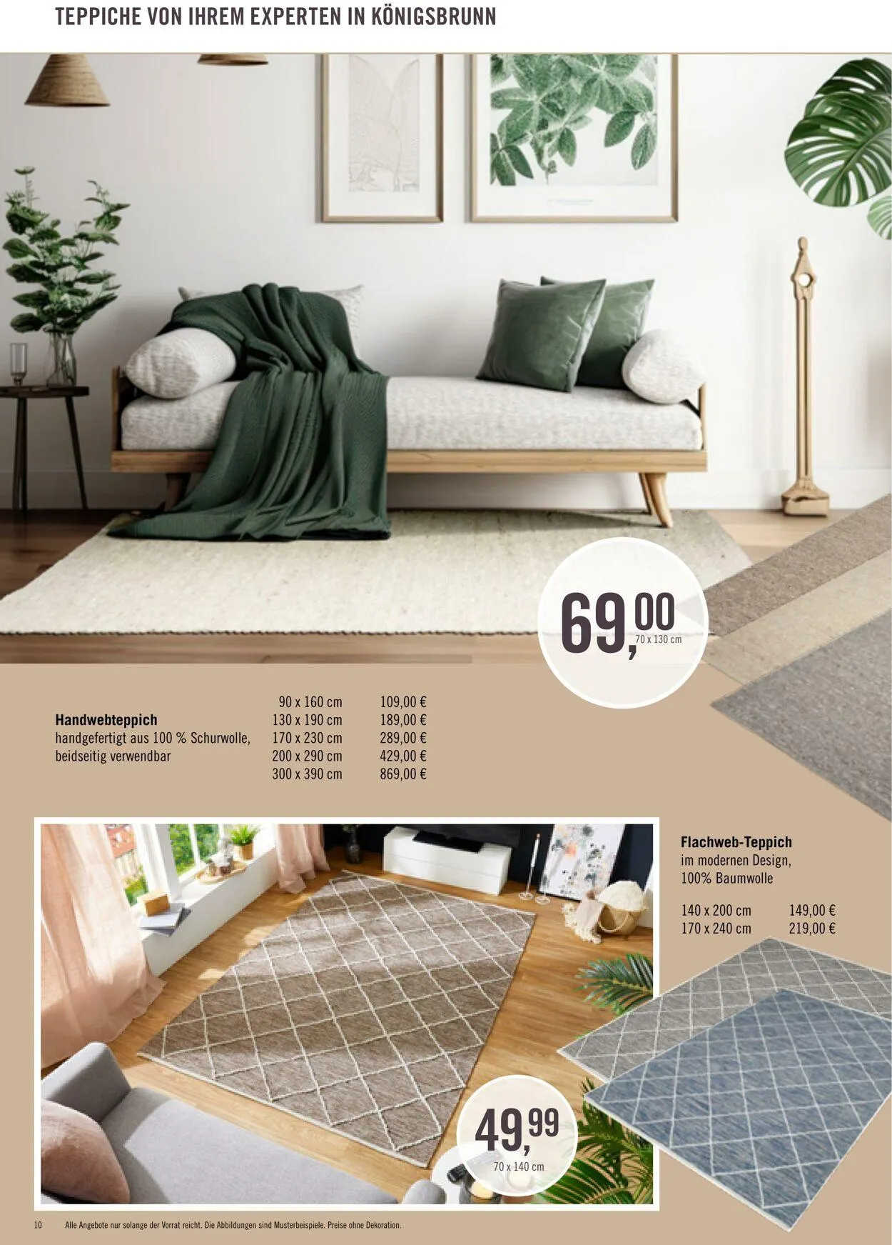Ihr Teppichfreund Aktueller Prospekt von 27. Mai bis 10. Juni 2025 - Prospekt seite 10