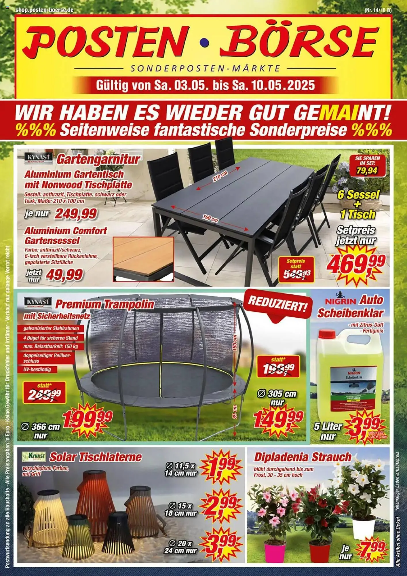 Posten Börse Prospekt von 3. Mai bis 10. Mai 2025 - Prospekt seite 1