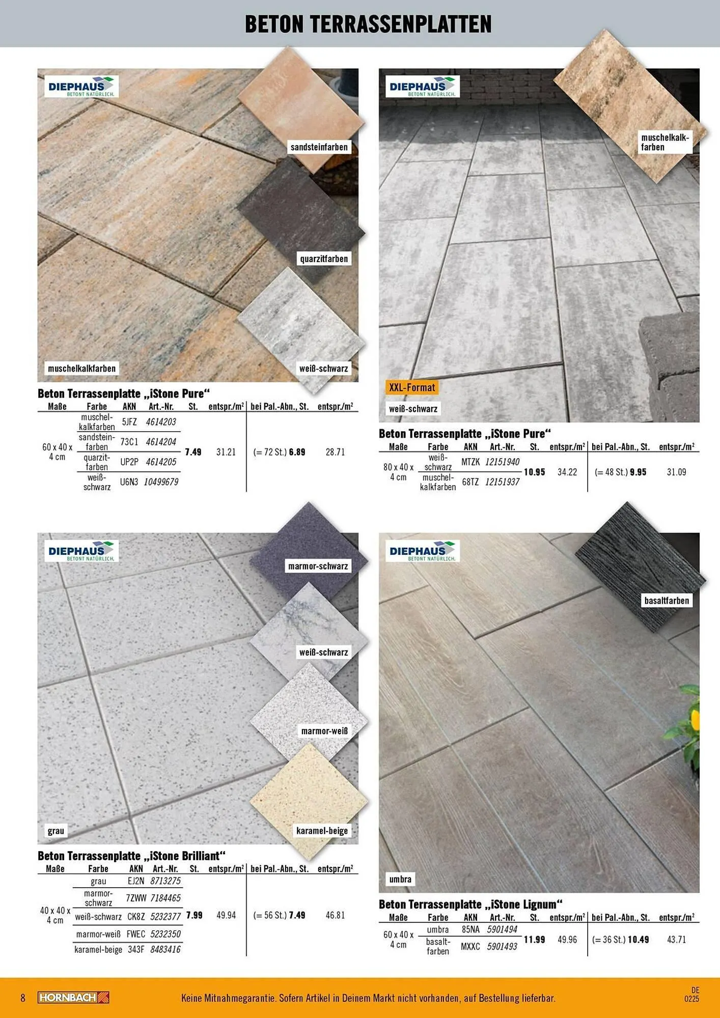 Hornbach Prospekt von 9. April bis 15. April 2025 - Prospekt seite 8