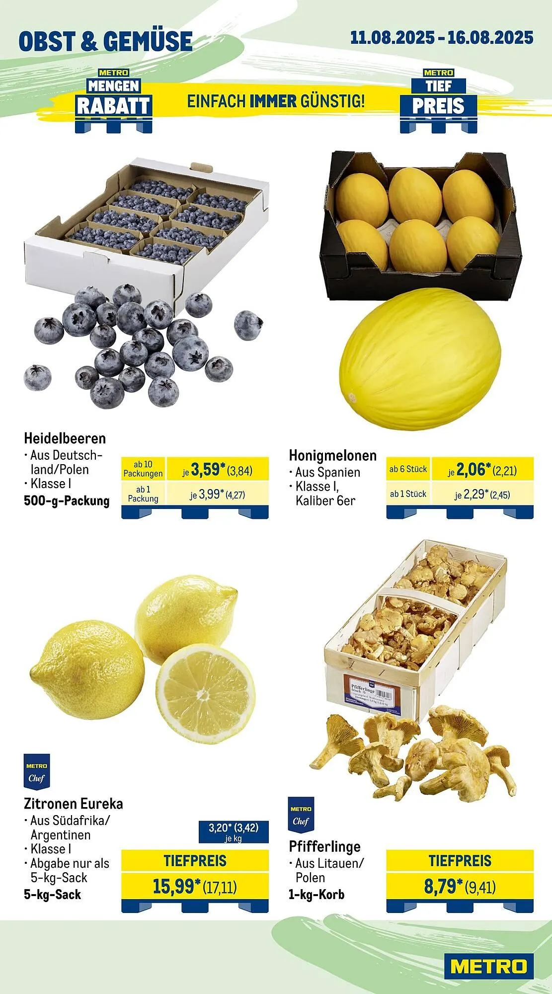 METRO Prospekt von 11. August bis 17. August 2025 - Prospekt seite 7