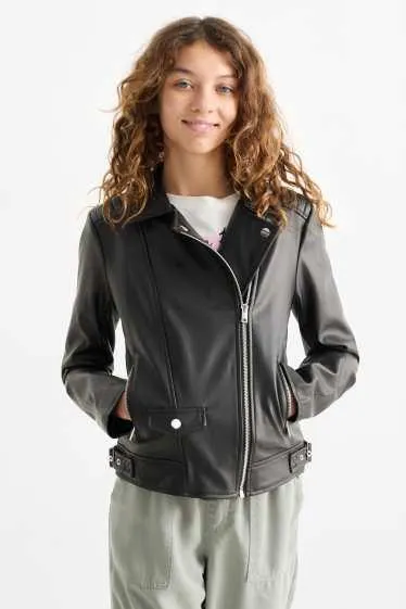 Biker jacket - faux leather