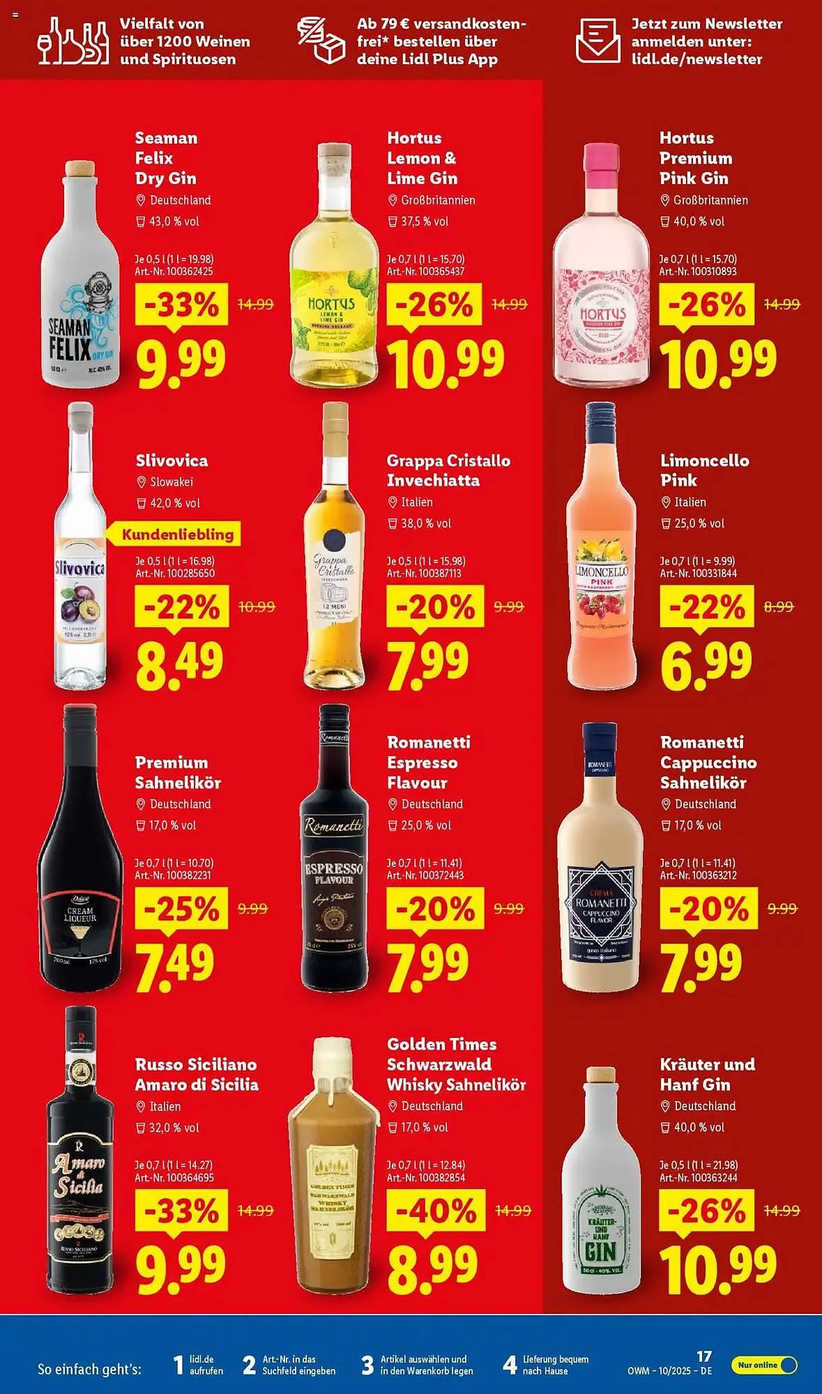 Lidl Prospekt von 1. Oktober bis 31. Oktober 2025 - Prospekt seite 17