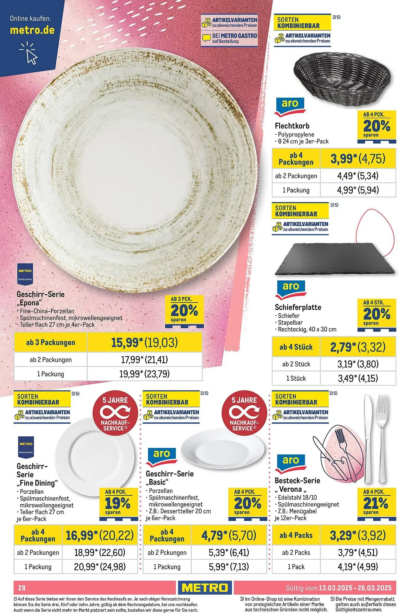 METRO Prospekt von 13. März bis 26. März 2025 - Prospekt seite 28