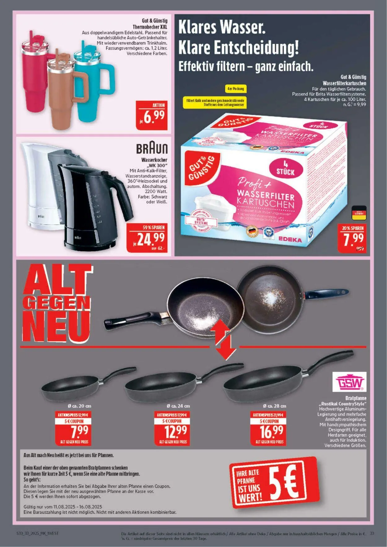 Marktkauf - Nürnberg-Thon Aktueller Prospekt von 11. August bis 16. August 2025 - Prospekt seite 33