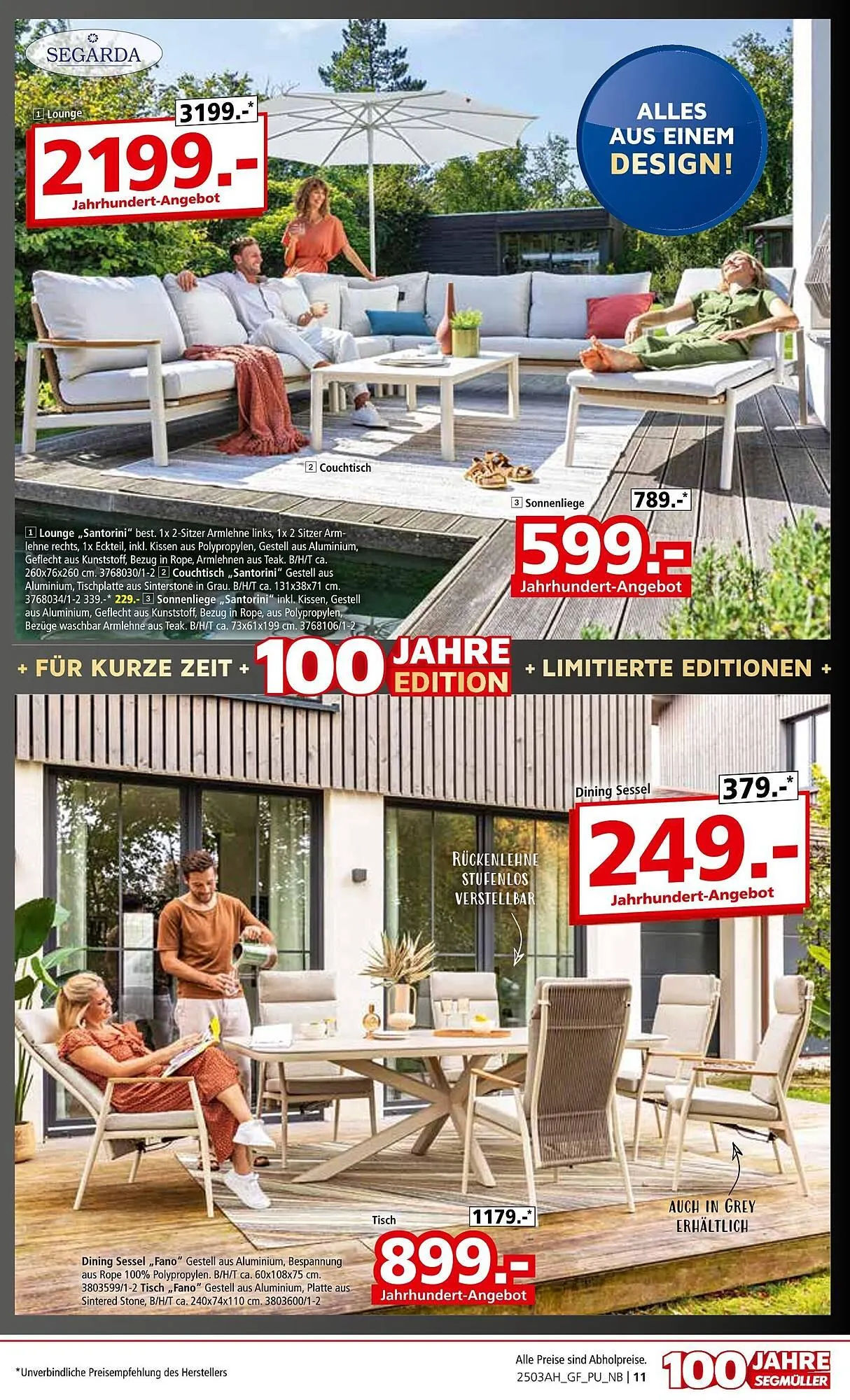 Segmüller Prospekt von 21. Februar bis 26. April 2025 - Prospekt seite 11