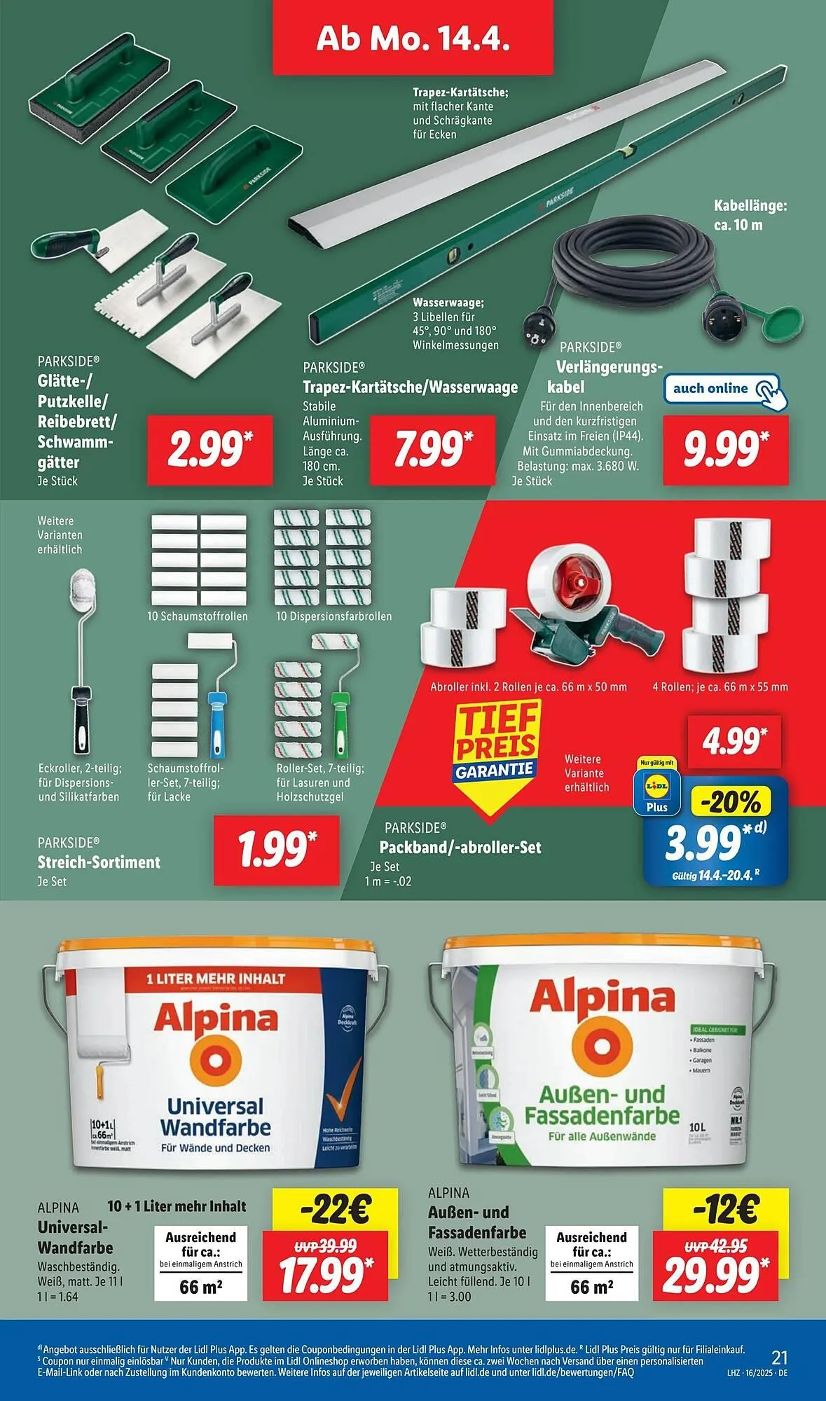 Lidl Prospekt von 14. April bis 20. April 2025 - Prospekt seite 29
