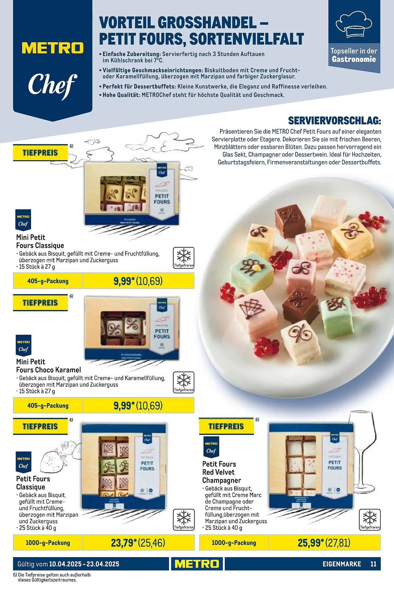 METRO Prospekt von 10. April bis 23. April 2025 - Prospekt seite 11