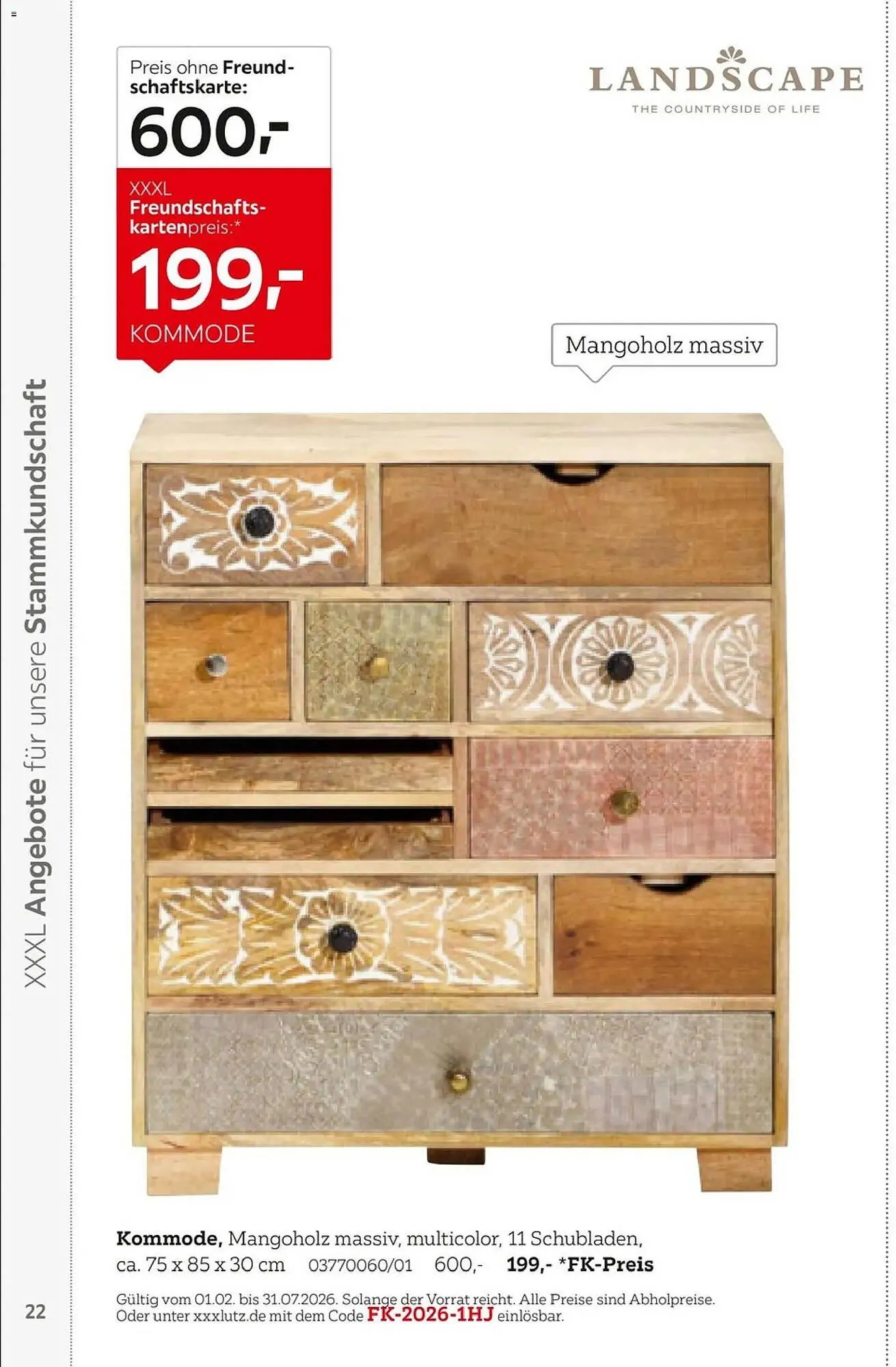 XXXLutz Prospekt von 1. Februar bis 31. Juli 2026 - Prospekt seite 22