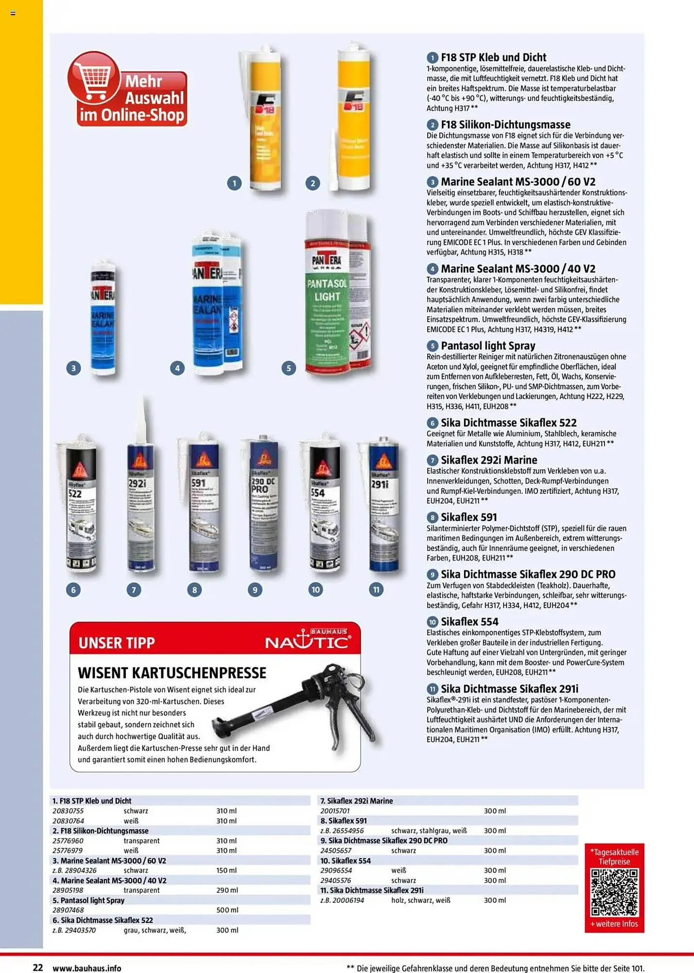 Bauhaus Prospekt von 20. Januar bis 31. Dezember 2025 - Prospekt seite 18