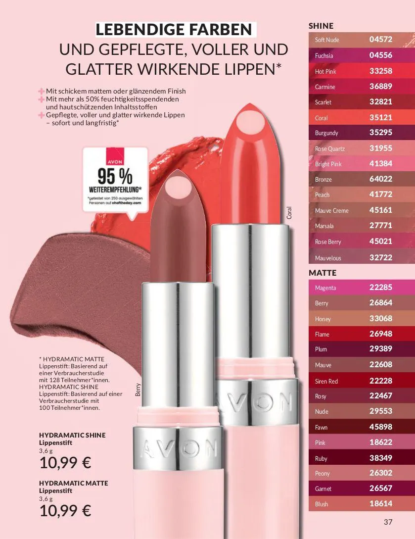 Avon Aktueller Prospekt von 7. Mai bis 21. Mai 2025 - Prospekt seite 37