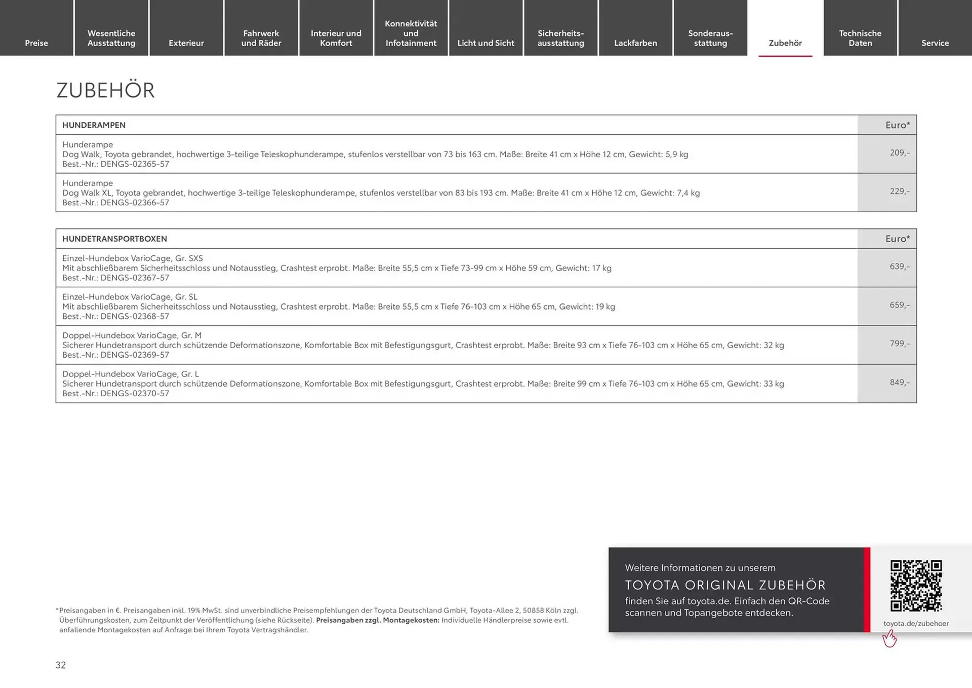 Toyota Prospekt von 21. November bis 21. November 2025 - Prospekt seite 32
