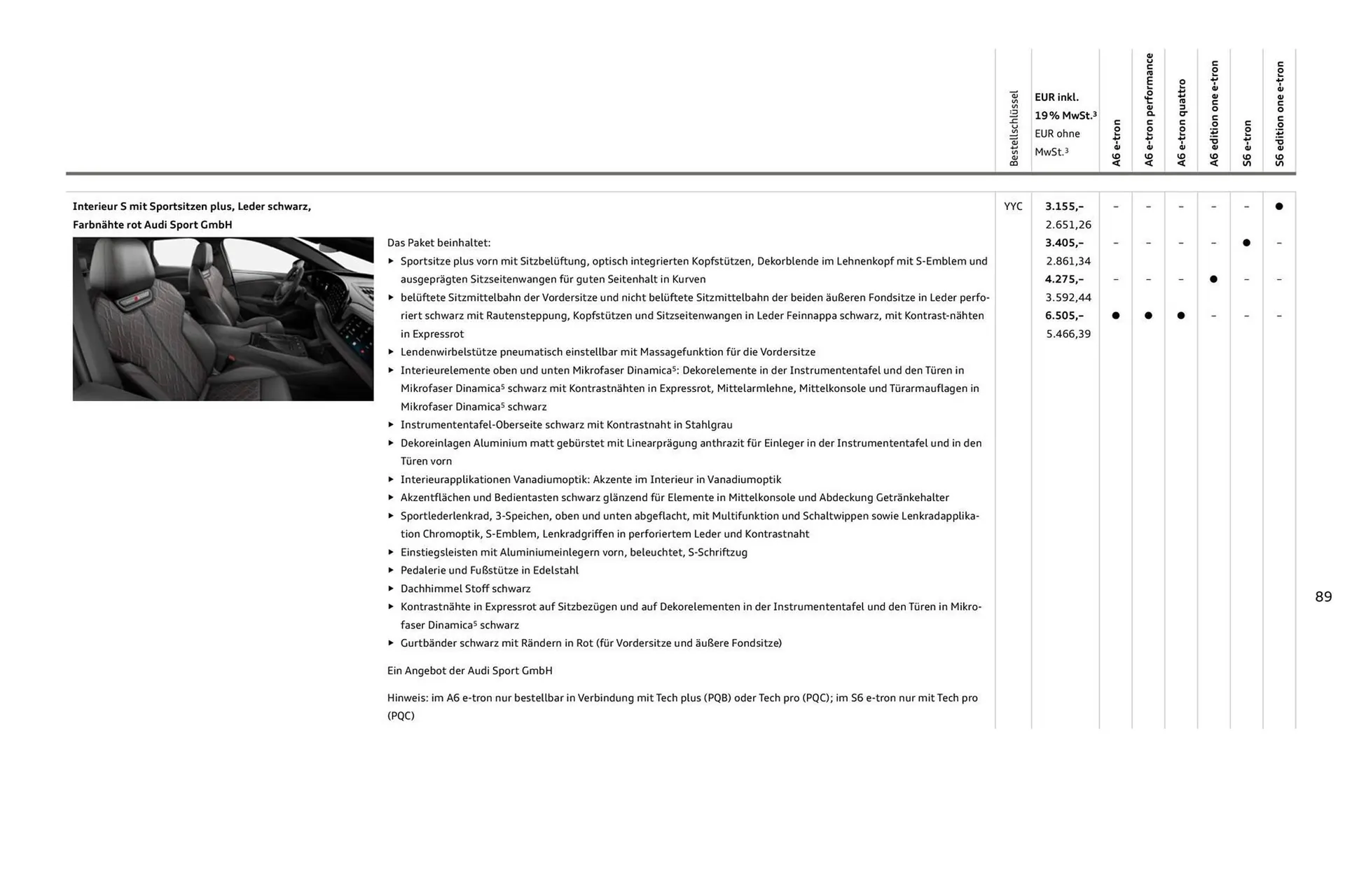 Audi Prospekt von 11. August bis 11. August 2026 - Prospekt seite 89