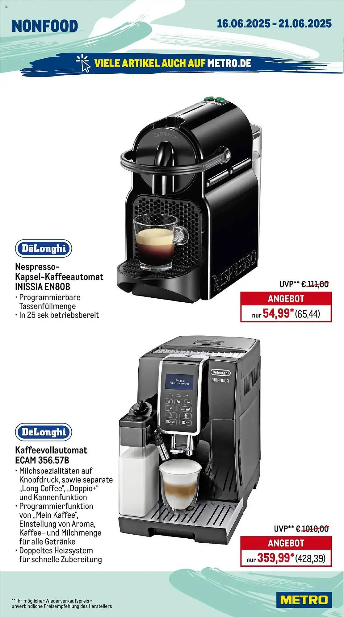 METRO Prospekt von 16. Juni bis 21. Juni 2025 - Prospekt seite 18