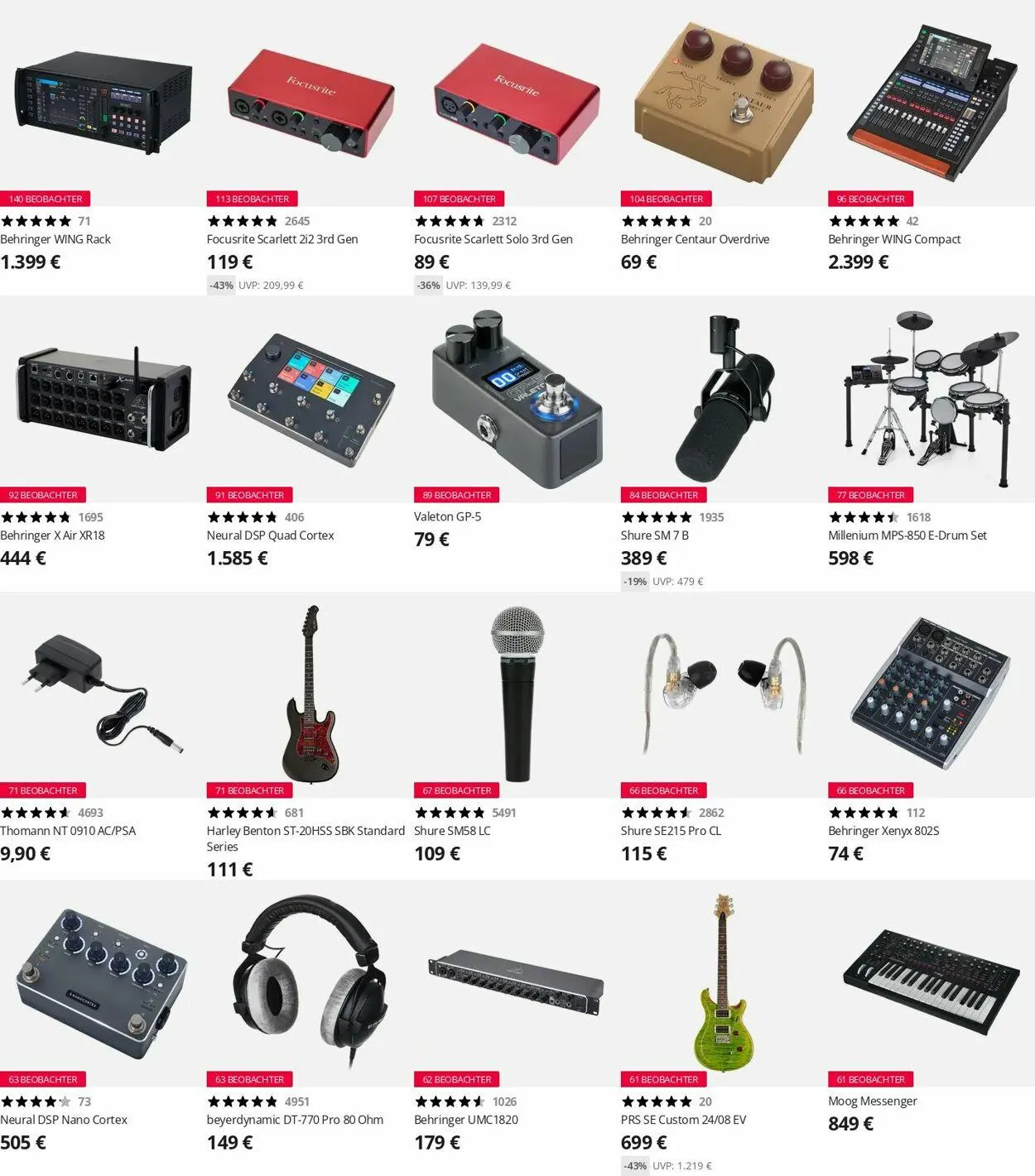 Thomann Aktueller Prospekt von 9. Juni bis 18. Juni 2025 - Prospekt seite 4