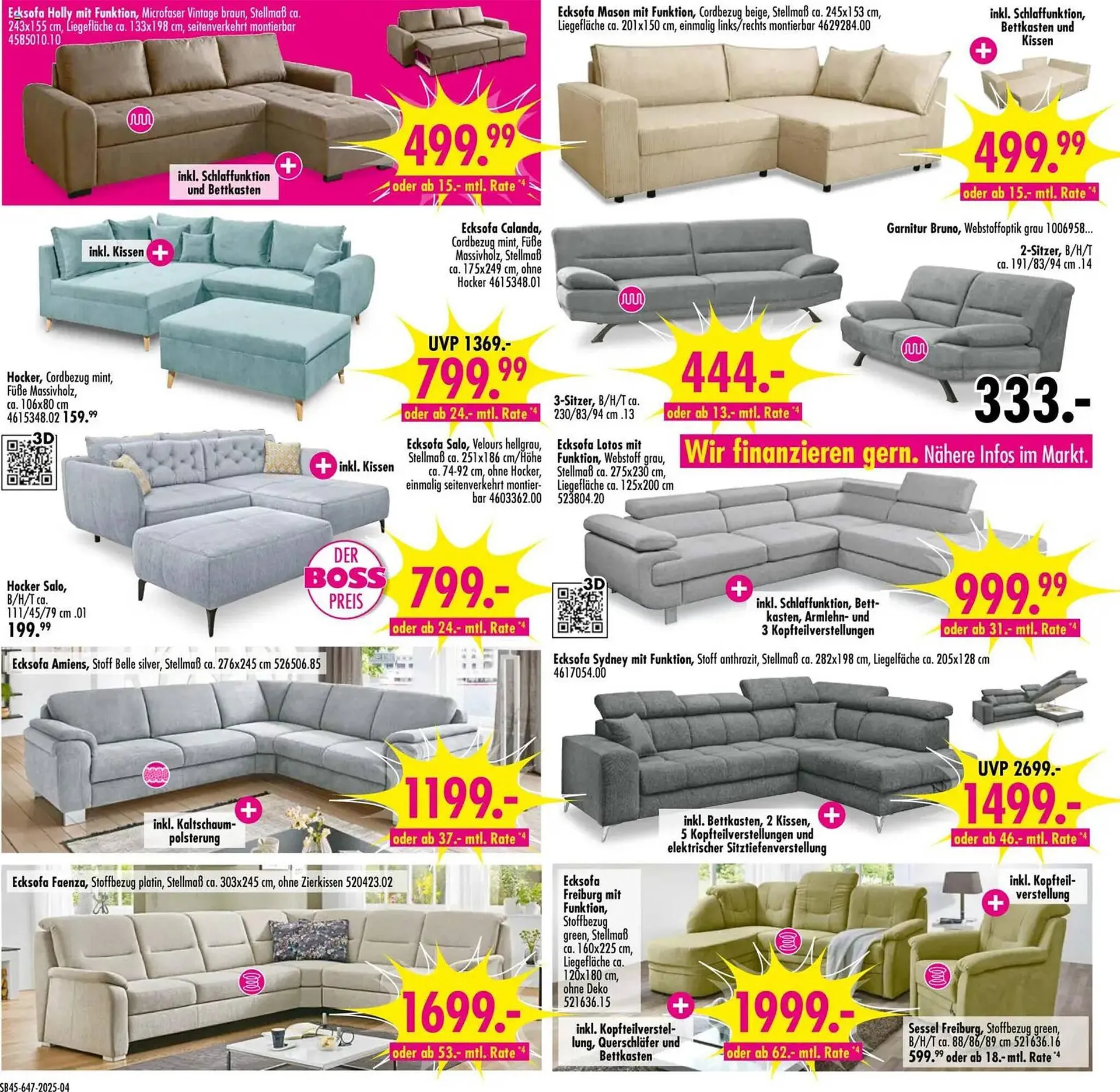 Möbel Boss Prospekt von 1. November bis 7. November 2025 - Prospekt seite 4