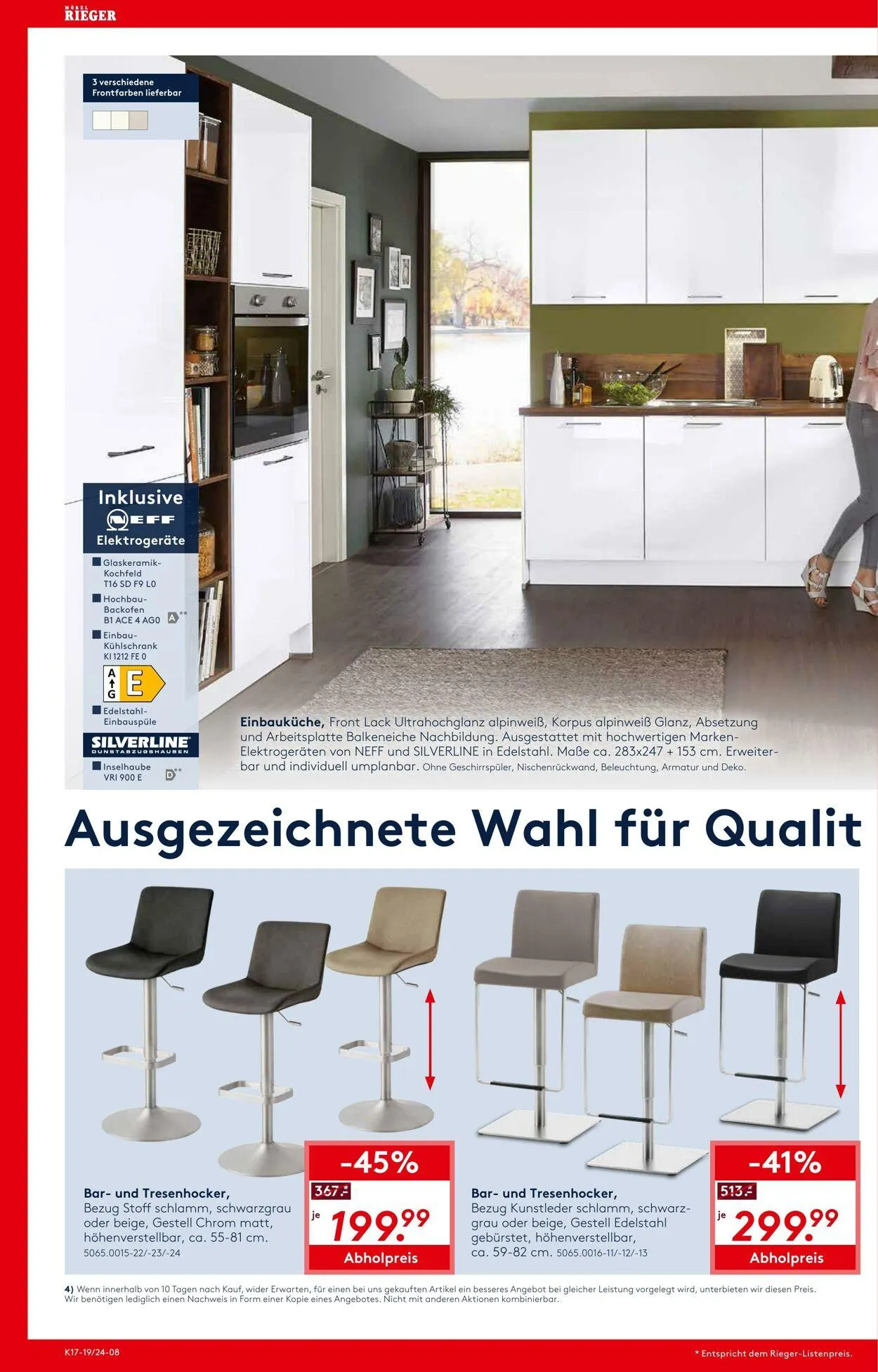 Möbel Rieger Aktueller Prospekt von 11. Februar bis 25. Februar 2026 - Prospekt seite 8