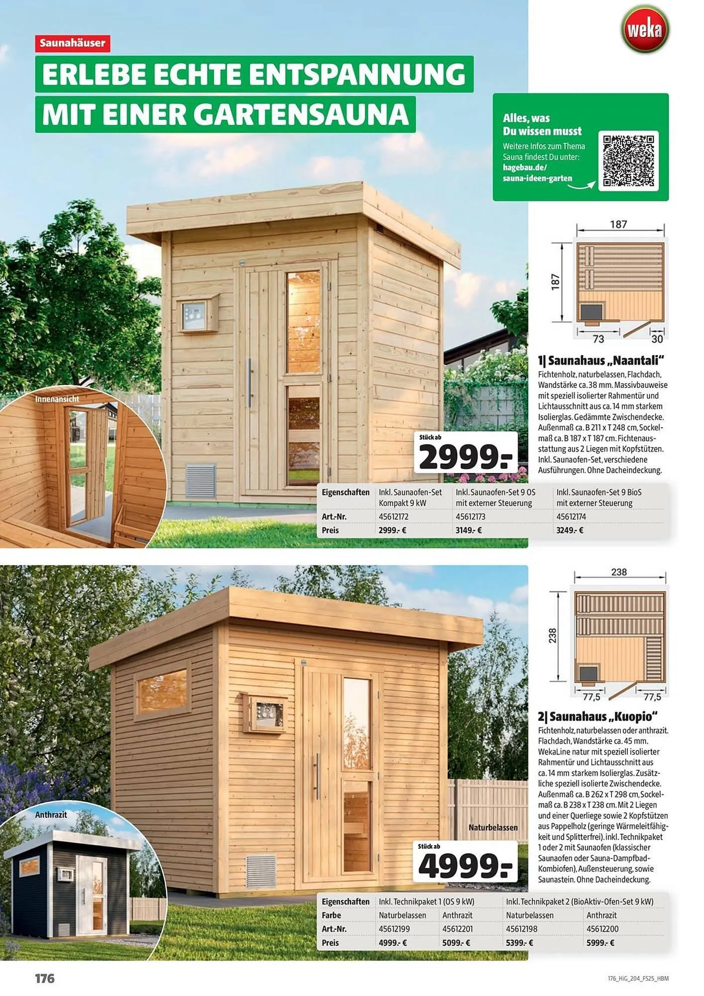 Hagebau Prospekt von 19. September bis 31. Dezember 2025 - Prospekt seite 176