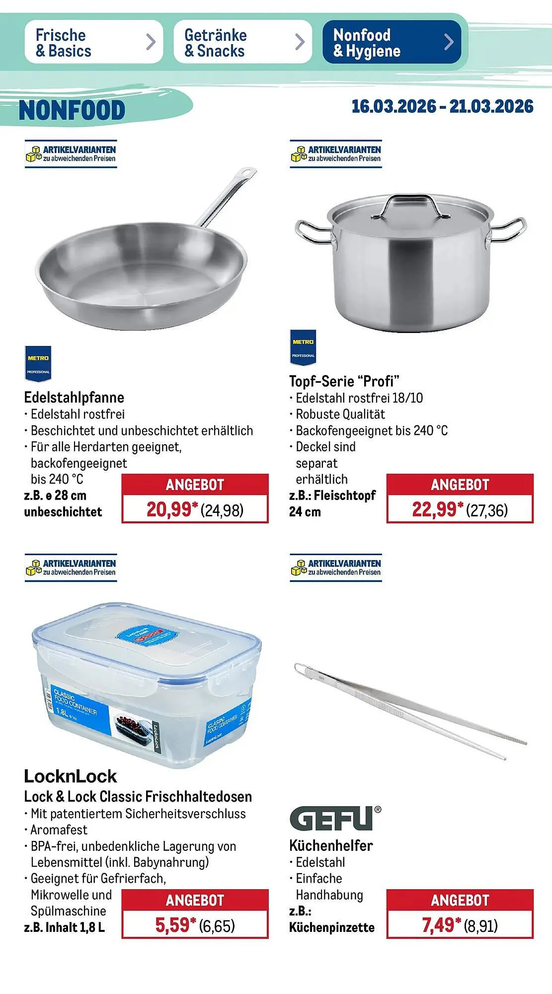 METRO Prospekt von 15. März bis 21. März 2026 - Prospekt seite 45