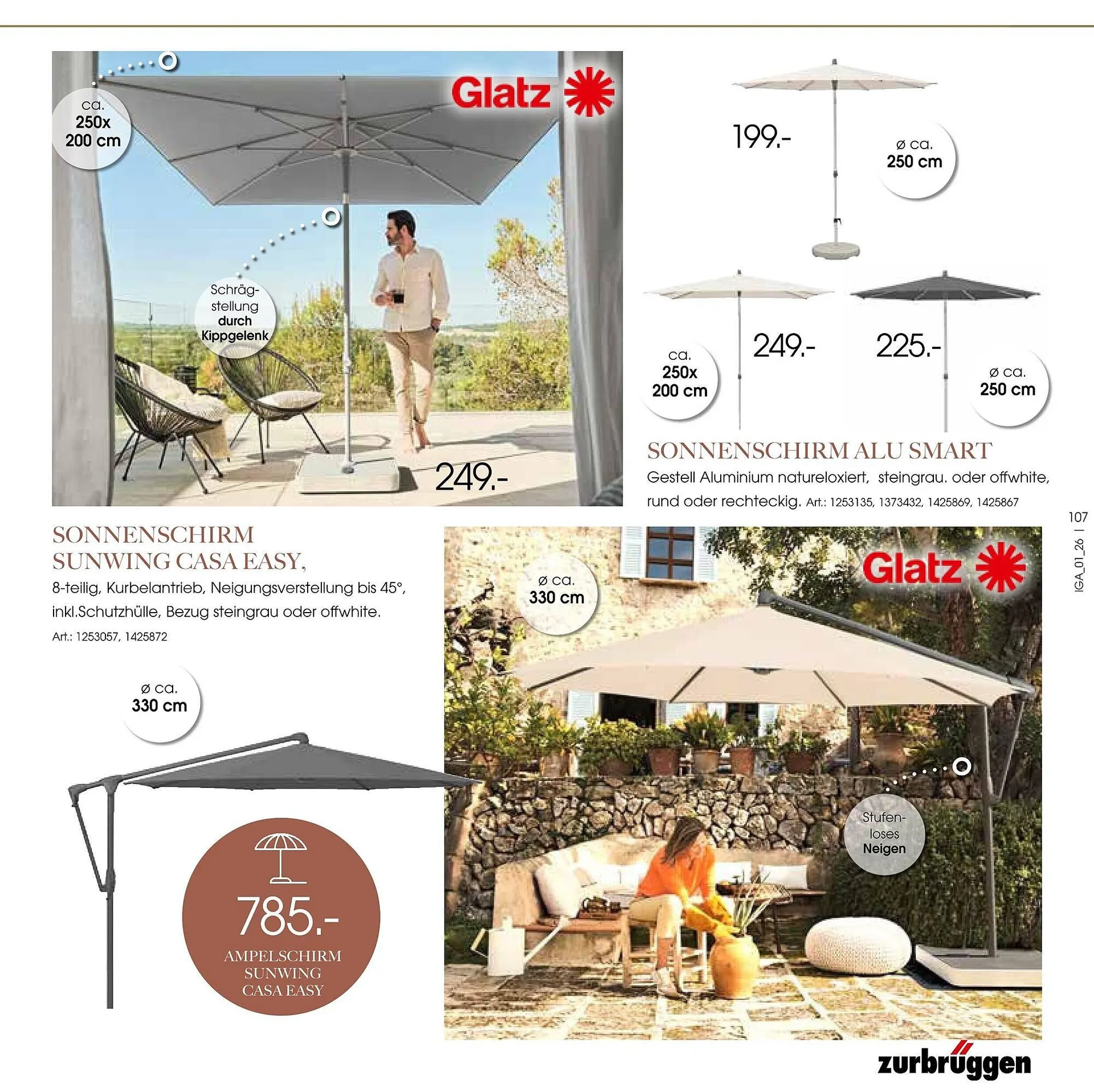 Zurbrüggen Prospekt von 17. März bis 31. August 2026 - Prospekt seite 107